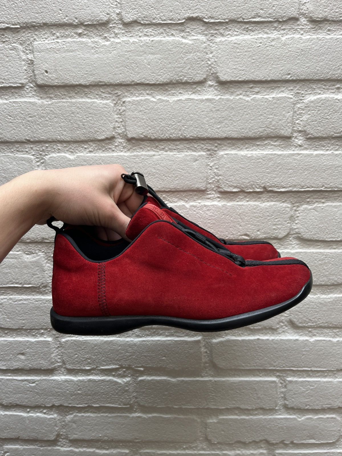 Prada Prada sport F/W 1999 linea Rossa suede sneakers Size US 4.5 / IT 34.5 - 4 Thumbnail