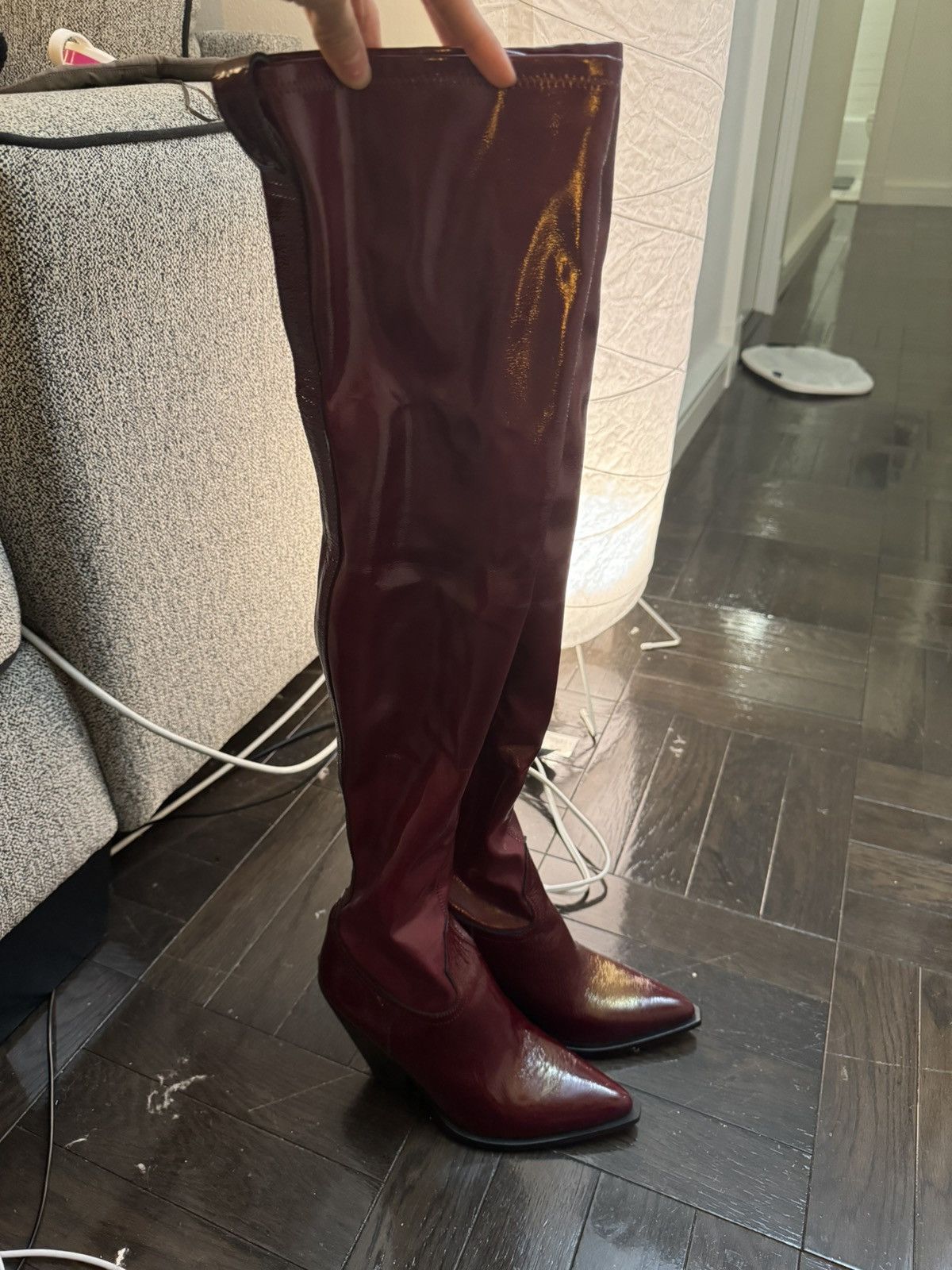 SONRA SONORA VILLA HERMOSA BOOTS RED Size US 7 / IT 37 - 4 Thumbnail