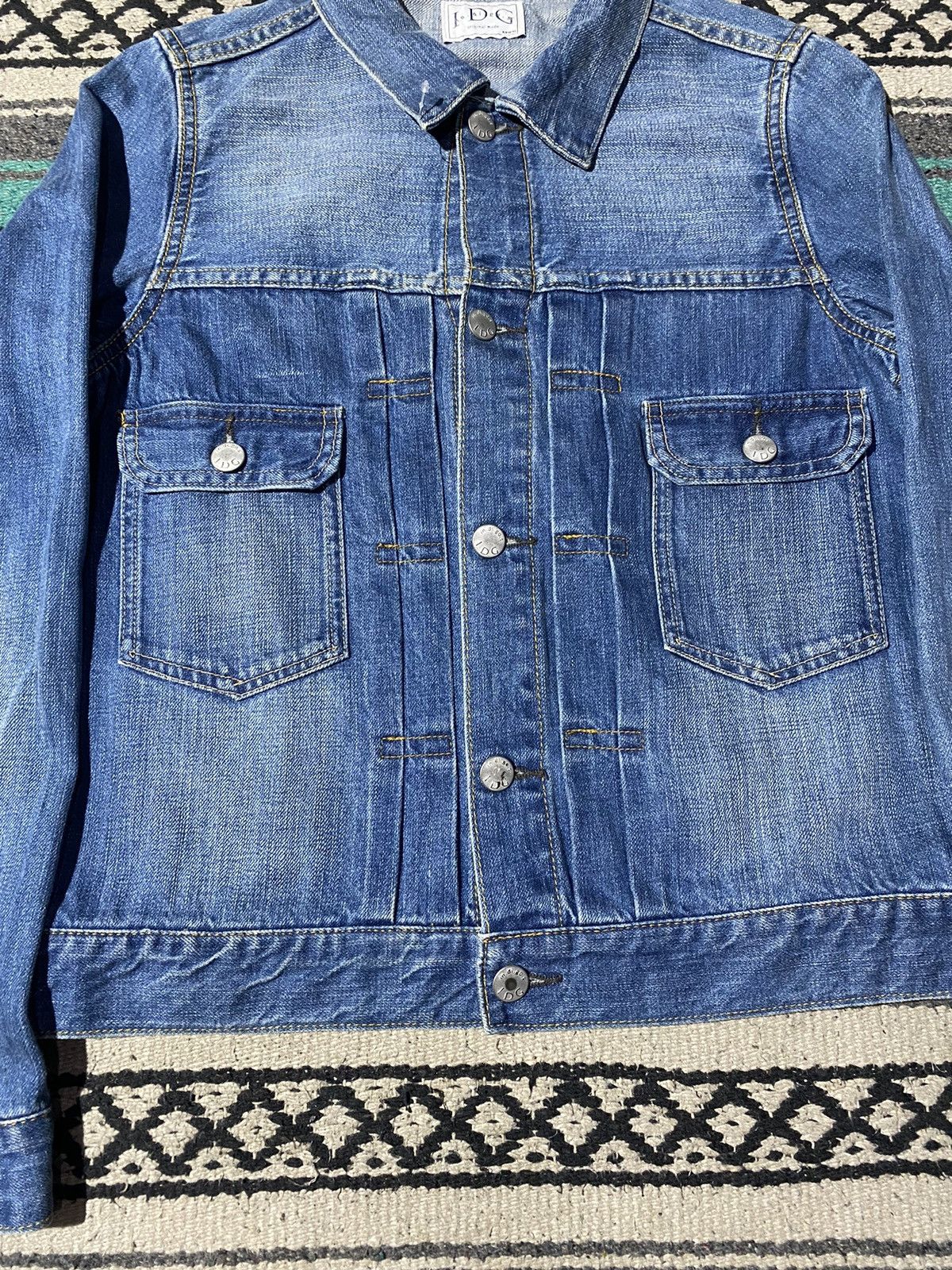 Indigo Indigo Trucker Denim Type 2 Size US S / EU 44-46 / 1 - 8 Thumbnail