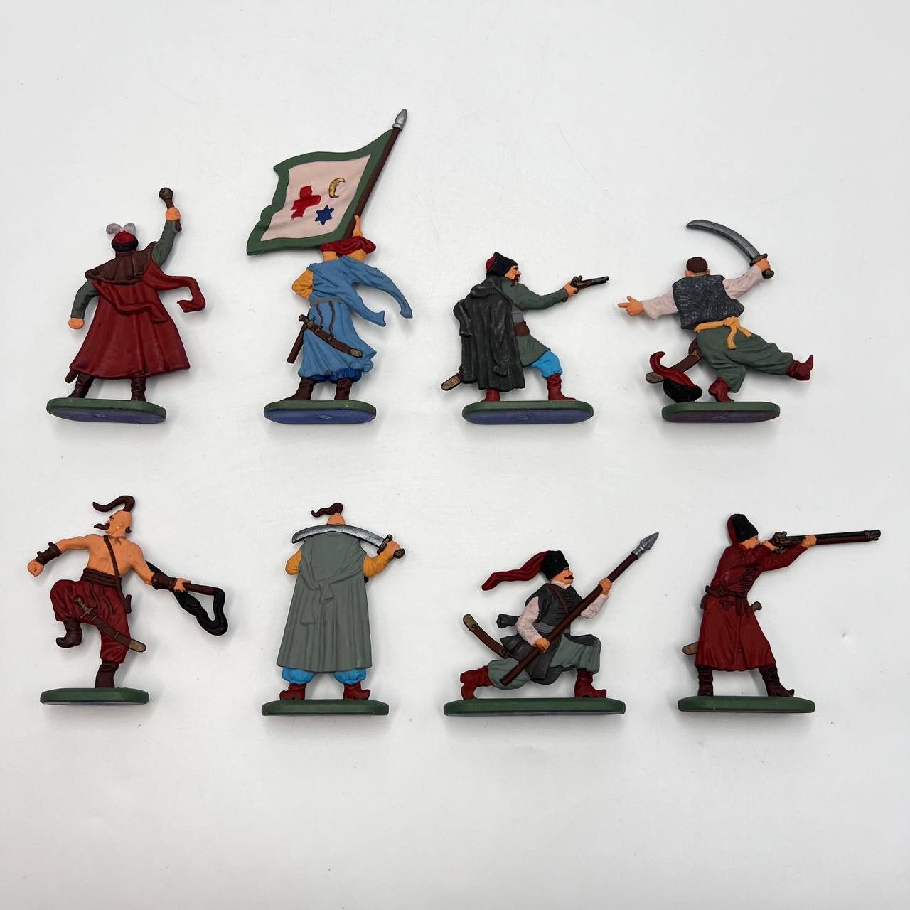 Vintage 1980 Vintage Toy Plastic Set 8 Soldiers Cossacks Figures Size ONE SIZE - 6 Thumbnail