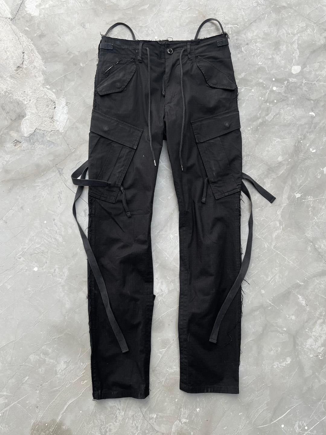 image of Takahiromiyashita The Soloist Takahiromiyashita Thesoloist S/s15 Six Pocket Bondage Pants in Black 