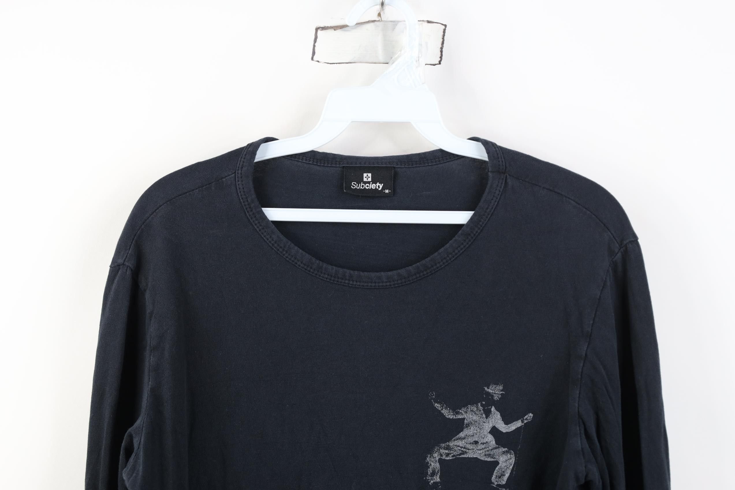 Vintage Vintage Y2K Subciety Japan Streetwear Long Sleeve T-Shirt Size M / US 6-8 / IT 42-44 - 2 Thumbnail