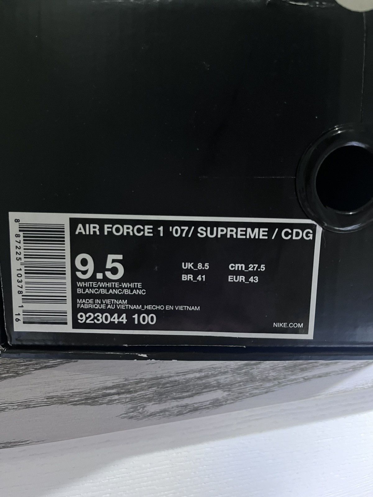 Comme des Garcons × Nike Nike Air Force 1 , Comme des Garcons x Supreme Size US 9.5 / EU 42-43 - 9 Thumbnail