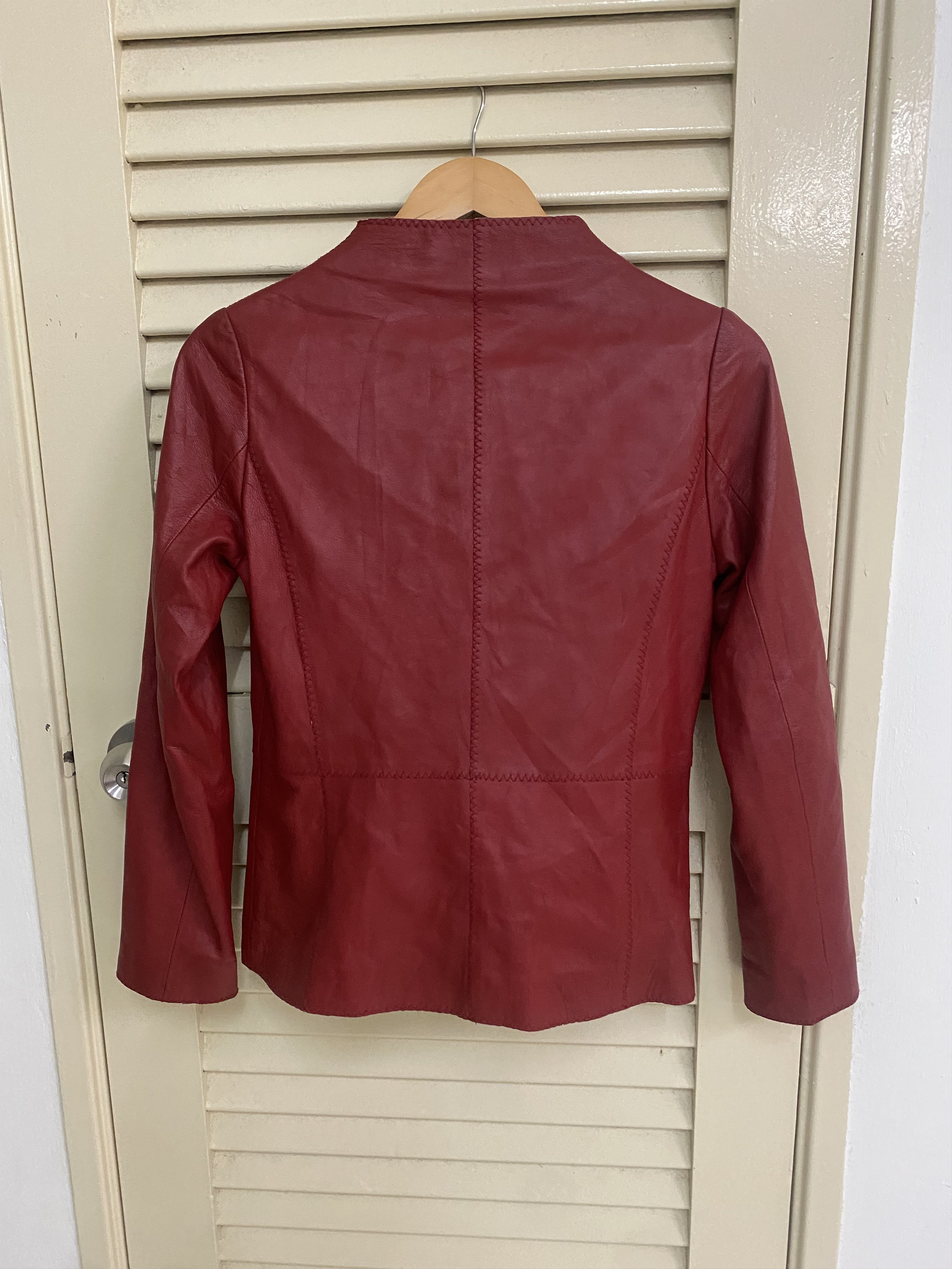 Vivienne Tam AW2016 Vivienne Tam Lamb Leather Jacket Size S / US 4 / IT 40 - 3 Thumbnail