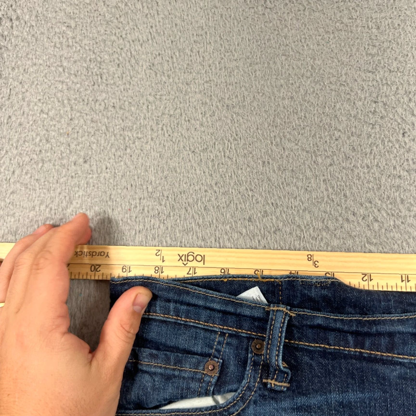 Levi's Levi's 504 Jeans Men's Regular Straight Fit 38x30 Blue Denim Size US 38 / EU 54 - 5 Thumbnail