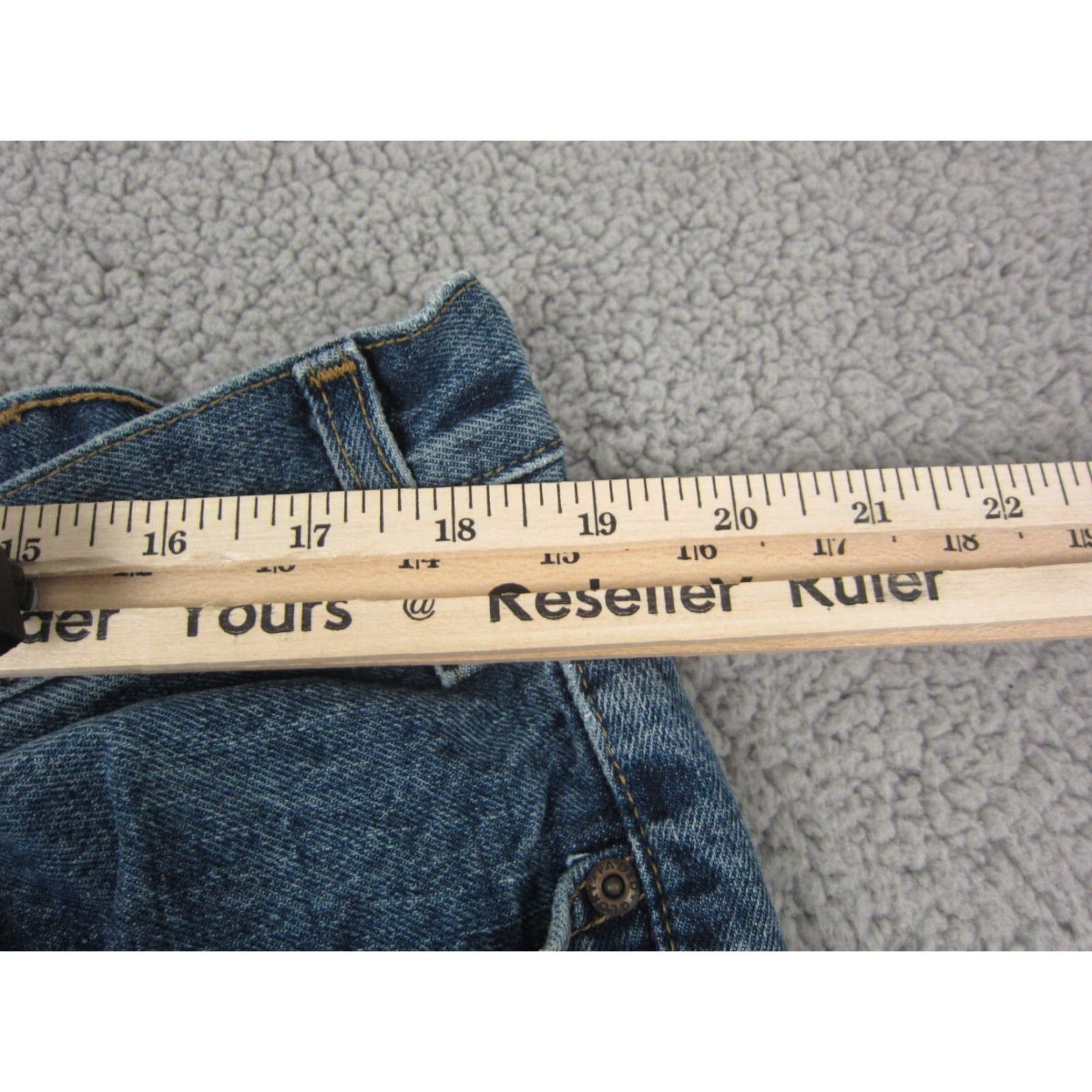 Faded Glory VINTAGE Faded Glory Jeans Mens 38 x 30 Blue Denim 5-Pocket Relaxed Fit 90s Retro Wide-Leg Jeans Mens Size US 38 / EU 54 - 7 Thumbnail