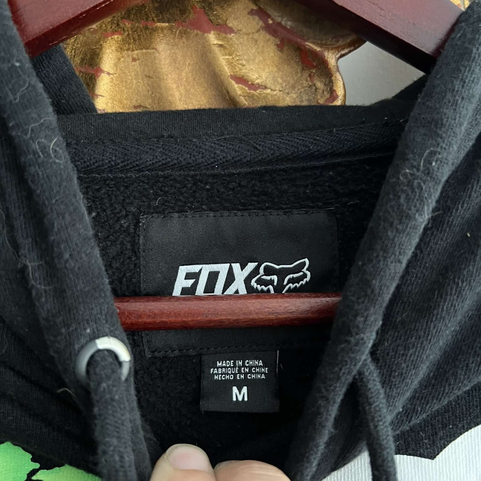 Fox Racing Vintage Y2K Fox Racing Monster Energy Zip Up Hoodie Sz M Size US M / EU 48-50 / 2 - 3 Thumbnail
