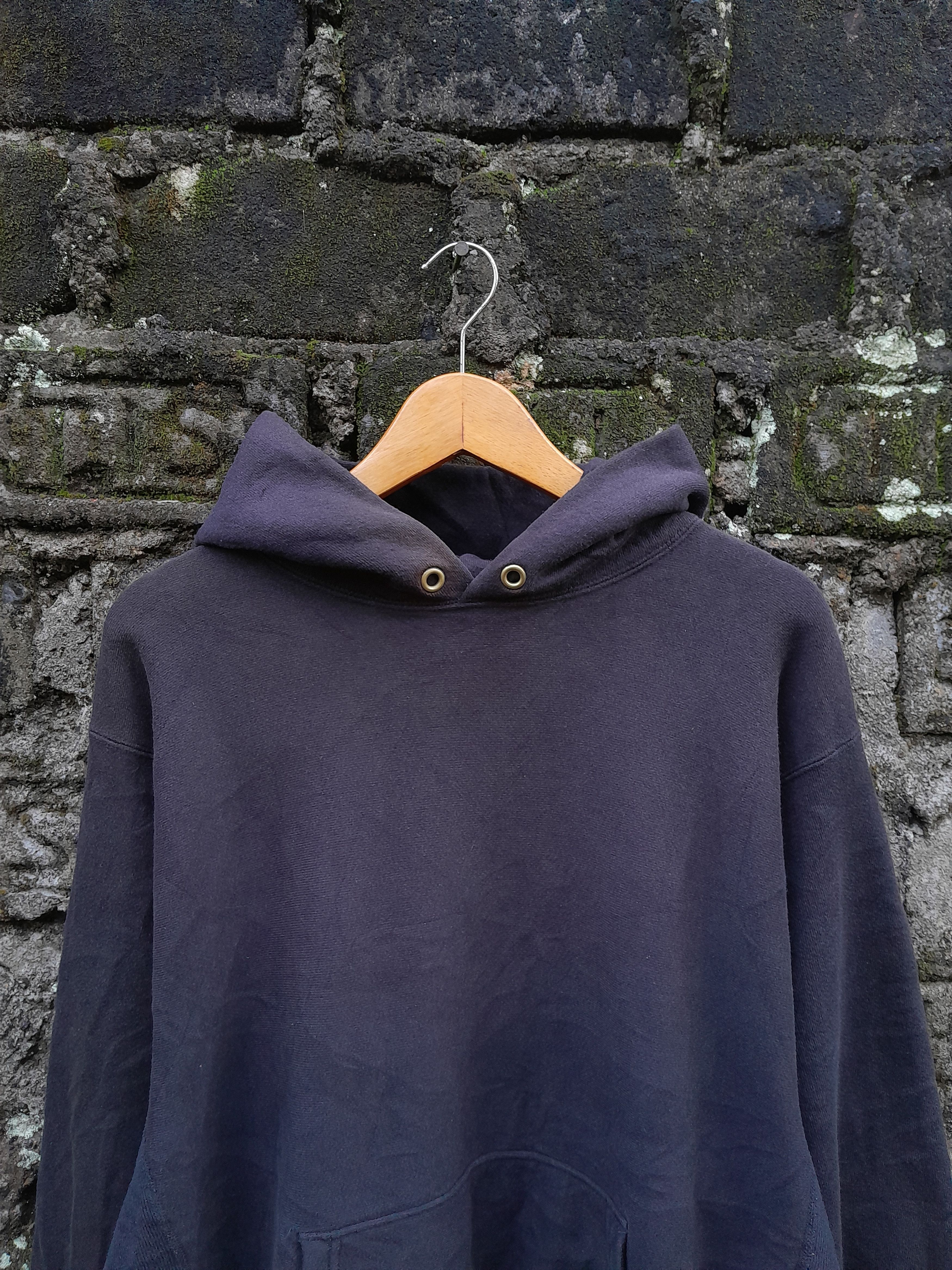 Camber Vintage 90s Blank faded black Camber reverse weave hoodie Size US L / EU 52-54 / 3 - 3 Thumbnail