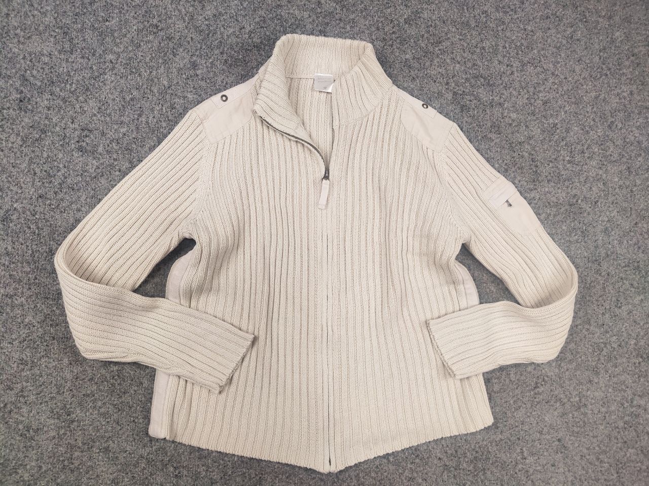 Japanese Brand Vintage if six was nine Zip ribbed sweater Hysteric Y2K LGB Size US S / EU 44-46 / 1 - 6 Thumbnail