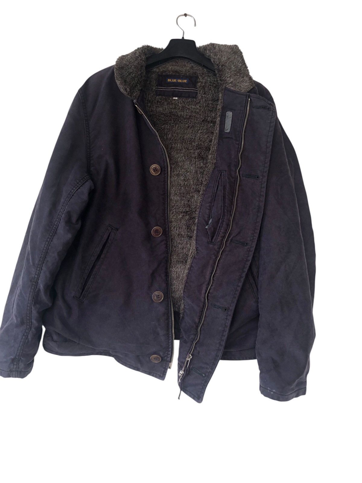 Blue Blue Japan 🔥 🔥 Vintage Blue Blue Japan Military Deck Jacket Size US L / EU 52-54 / 3 - 1 Thumbnail