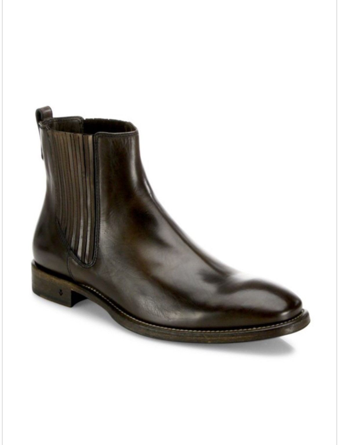 John Varvatos burnished Chelsea boot size 13 Size US 13 / EU 46 - 13 Thumbnail