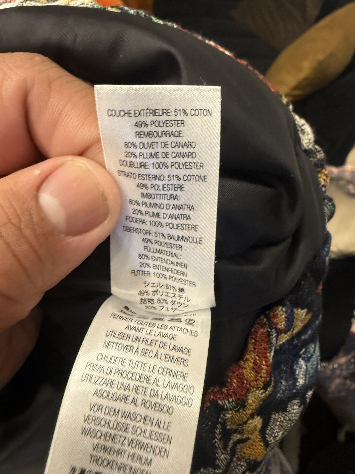 Bless × Supreme Supreme Bless Tapestry Down Jacket Size Large Size US L / EU 52-54 / 3 - 19 Thumbnail