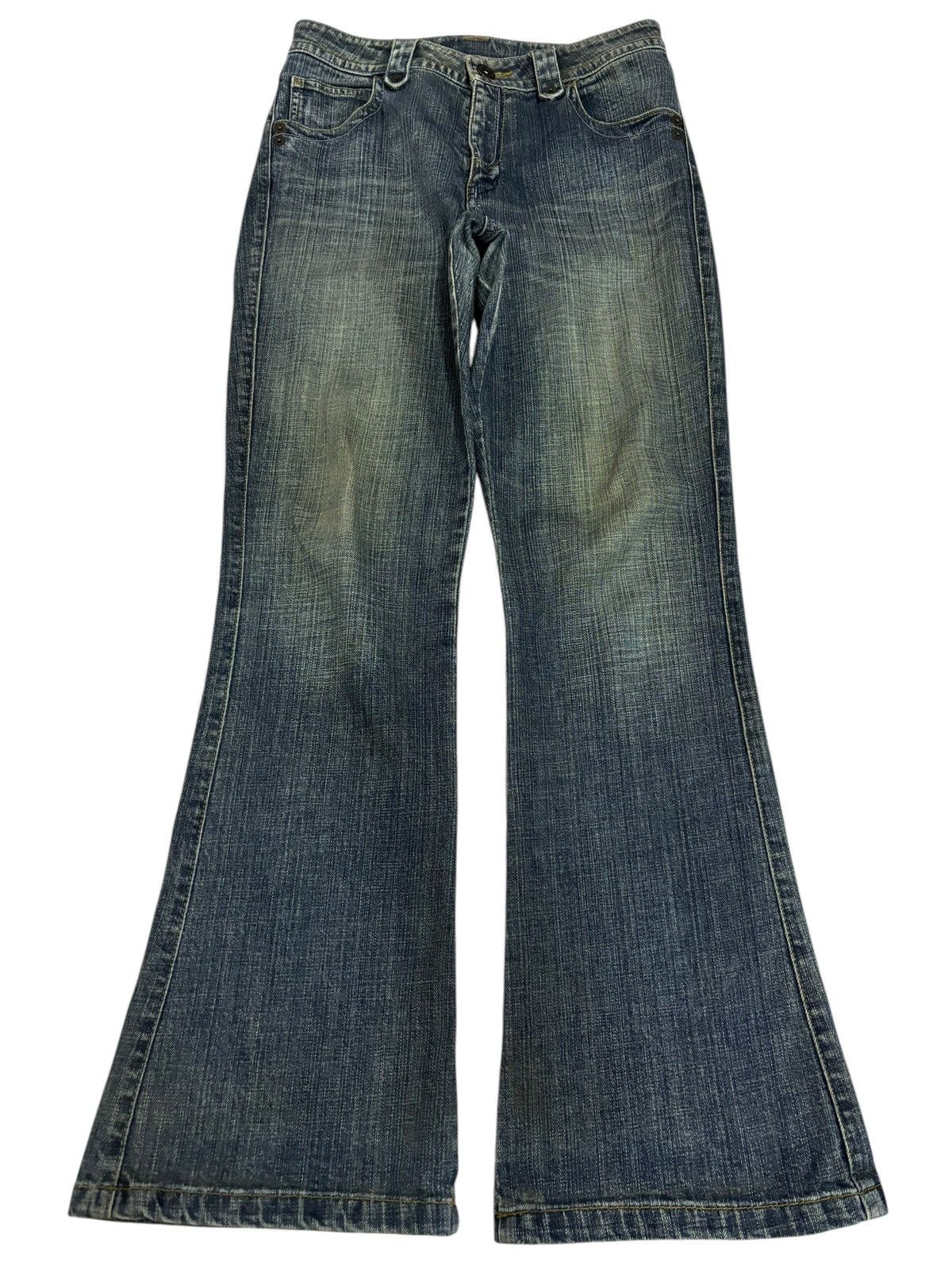 Japanese Brand × Vintage Vintage Bondage Japanese Brand Bootcut Jeans Size US 29 - 1 Thumbnail