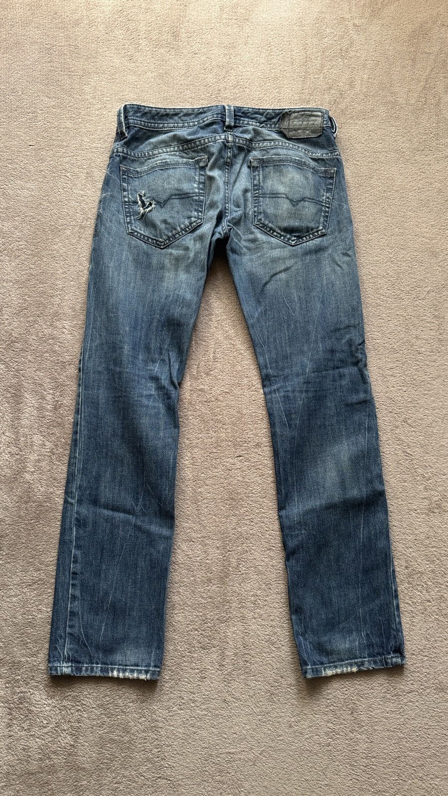 If Six Was Nine Diesel Thavar Y2K Mudwash Faded Jeans LGB hedi slimane vibe Size US 31 - 3 Thumbnail