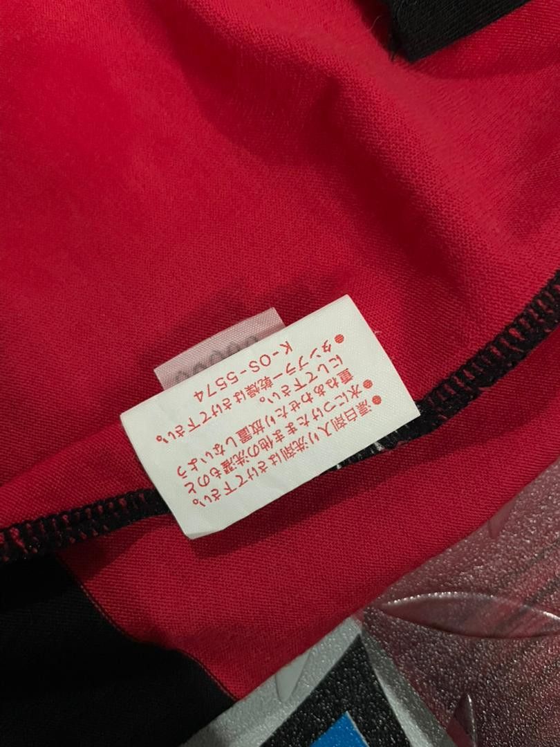 Asics Asics Japan 🇯🇵 long sleeve T-shirt red black made in japan Size US L / EU 52-54 / 3 - 6 Thumbnail