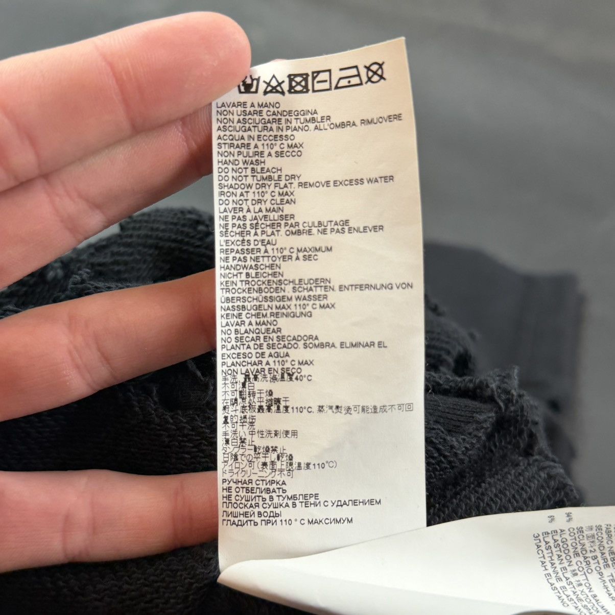 Maison Margiela Maison Margelia Thrashed Crewneck Size US S / EU 44-46 / 1 - 6 Thumbnail