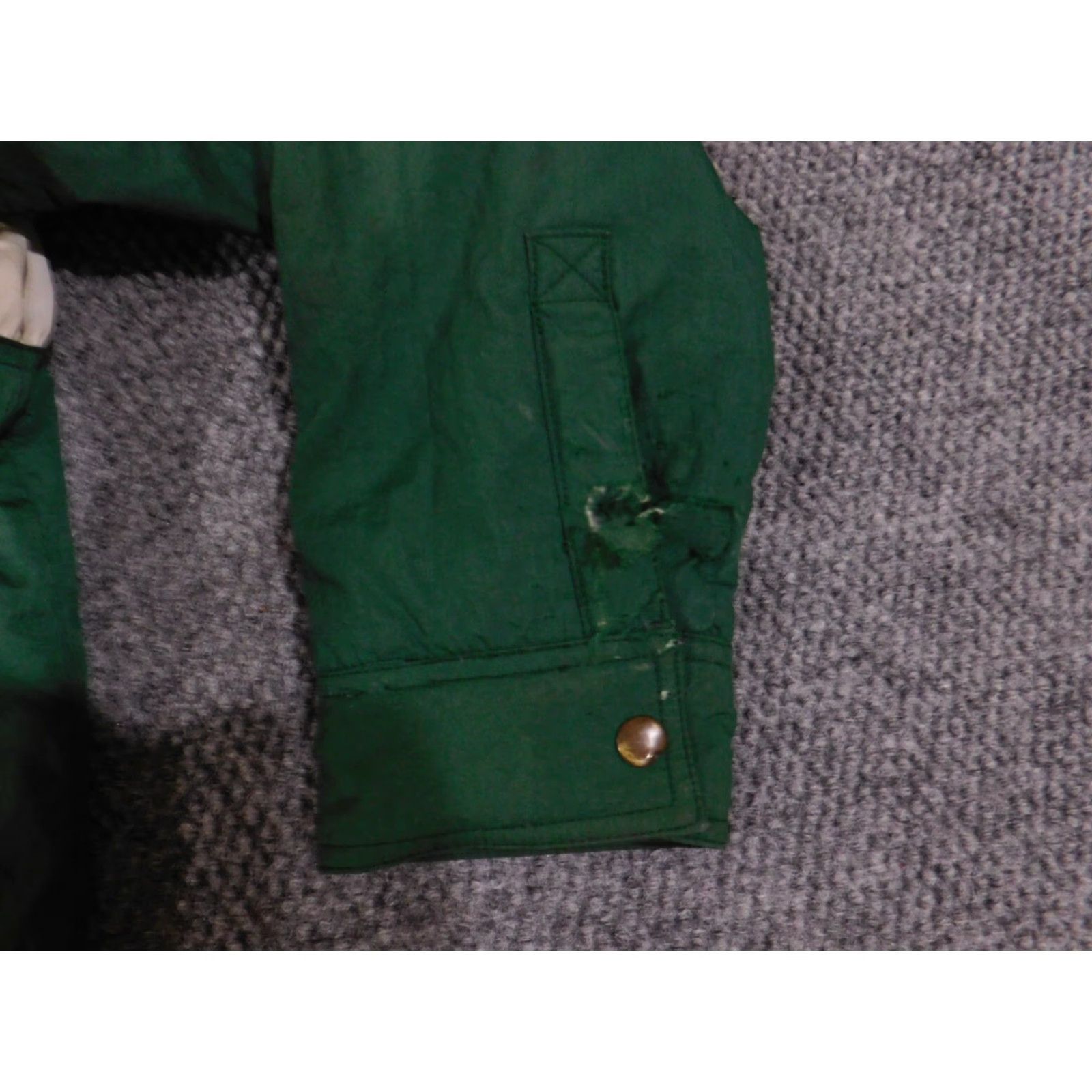 Nike VINTAGE Nike Jacket Small Green Puffer 90s S Zip Lined Nylon Retro Embroidered Mens Regular Autumn Winter Size US S / EU 44-46 / 1 - 7 Thumbnail