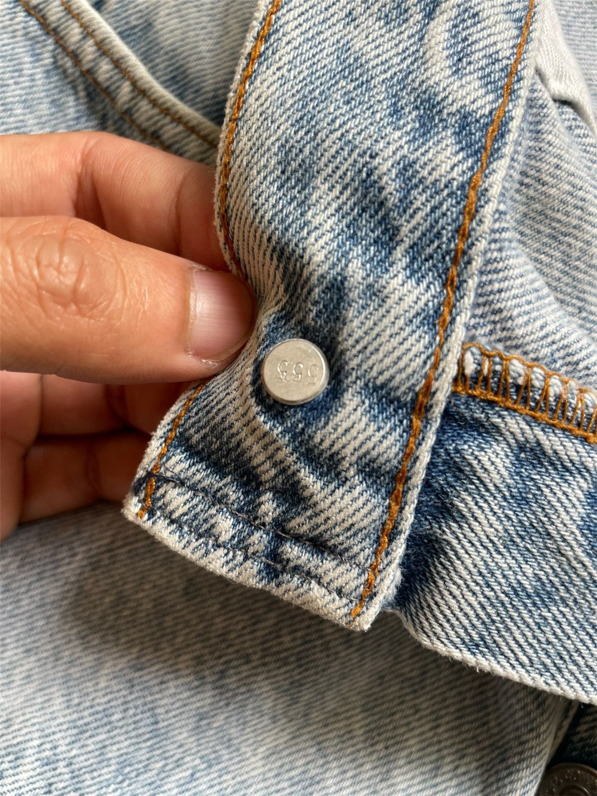 Levi's × Vintage Vintage 80s Levis 501 Light Blue Washed Jeans 32x33 Size US 32 / EU 48 - 7 Thumbnail