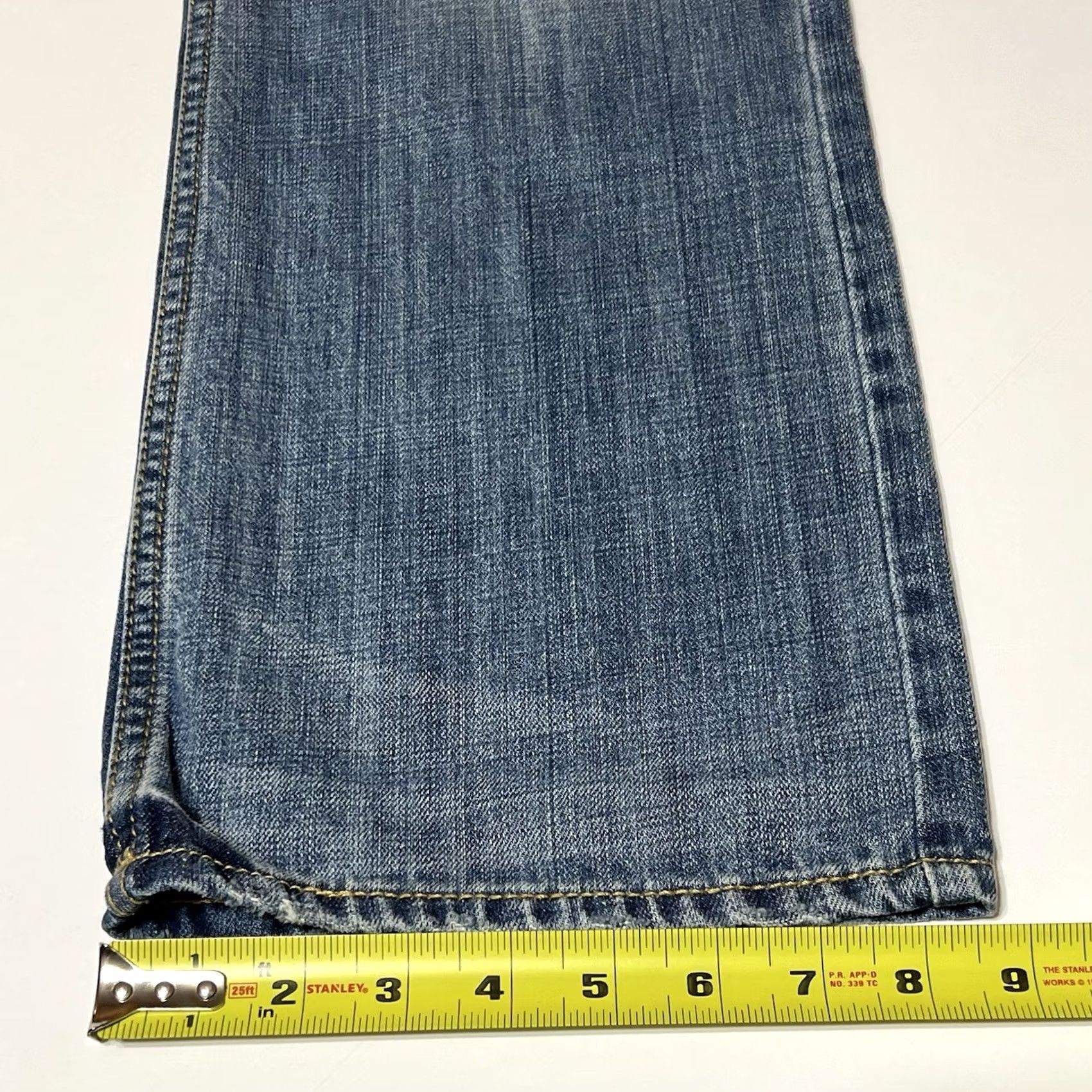 American Eagle Outfitters American Eagle Outfitters Original Boot Jeans Mens 34x29 Blue Denim Distressed 5-Pocket Regular Bootcut Mid Rise Cotton Denim Size US 34 / EU 50 - 7 Thumbnail