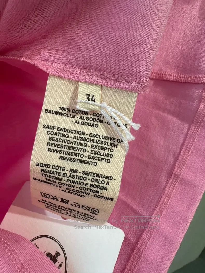Hermes Hermes Pink T-shirt with Pig Nose Size XXS / US 00 / IT 34 - 4 Thumbnail