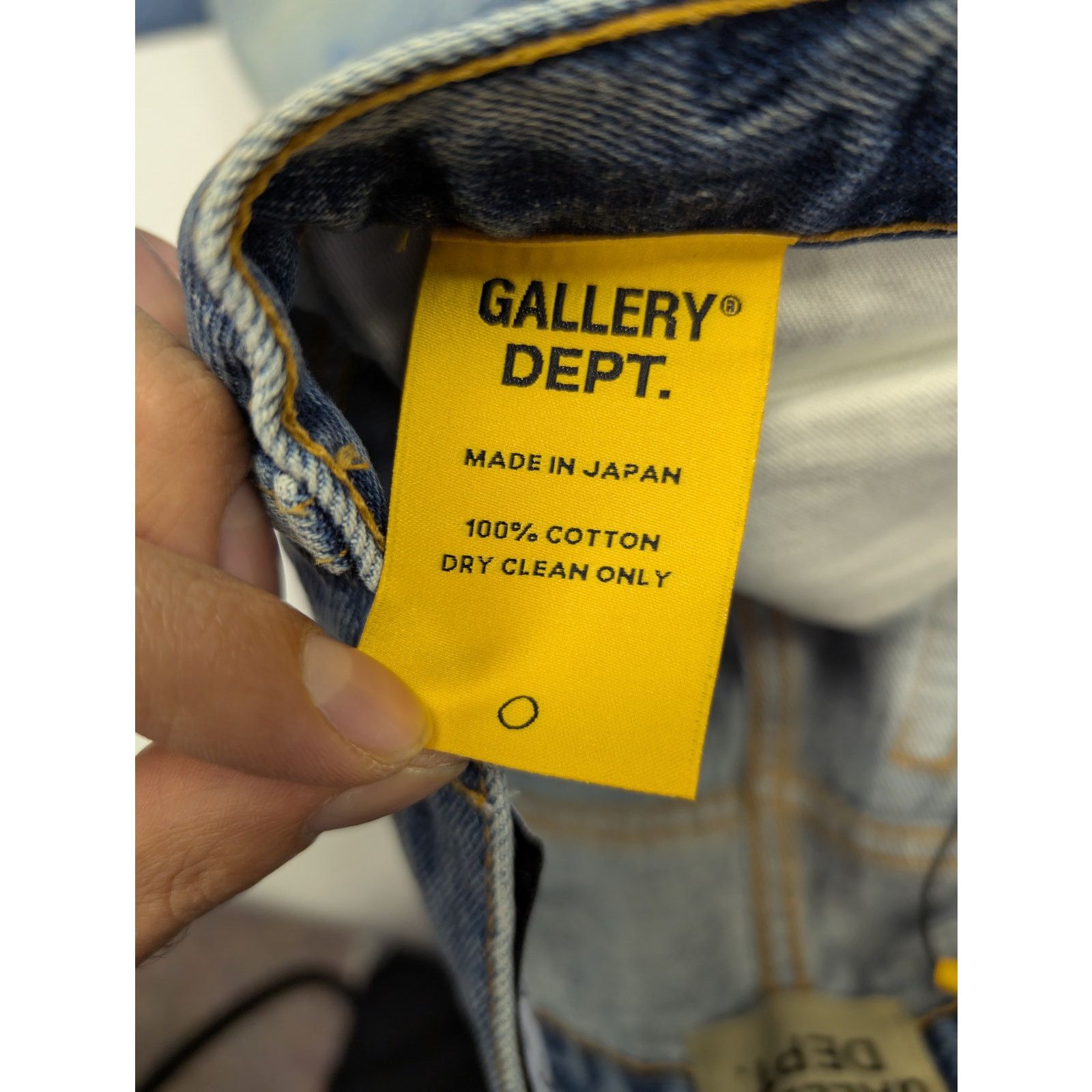 Gallery Dept. o1rshd1 Q:2 / Selvedge Denim Indigo Jean Pants in Blue 33x34 Size US 33 - 17 Thumbnail
