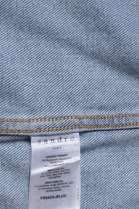Sandro Sandro, denim jacket in light blue Size M / US 6-8 / IT 42-44 - 7 Thumbnail