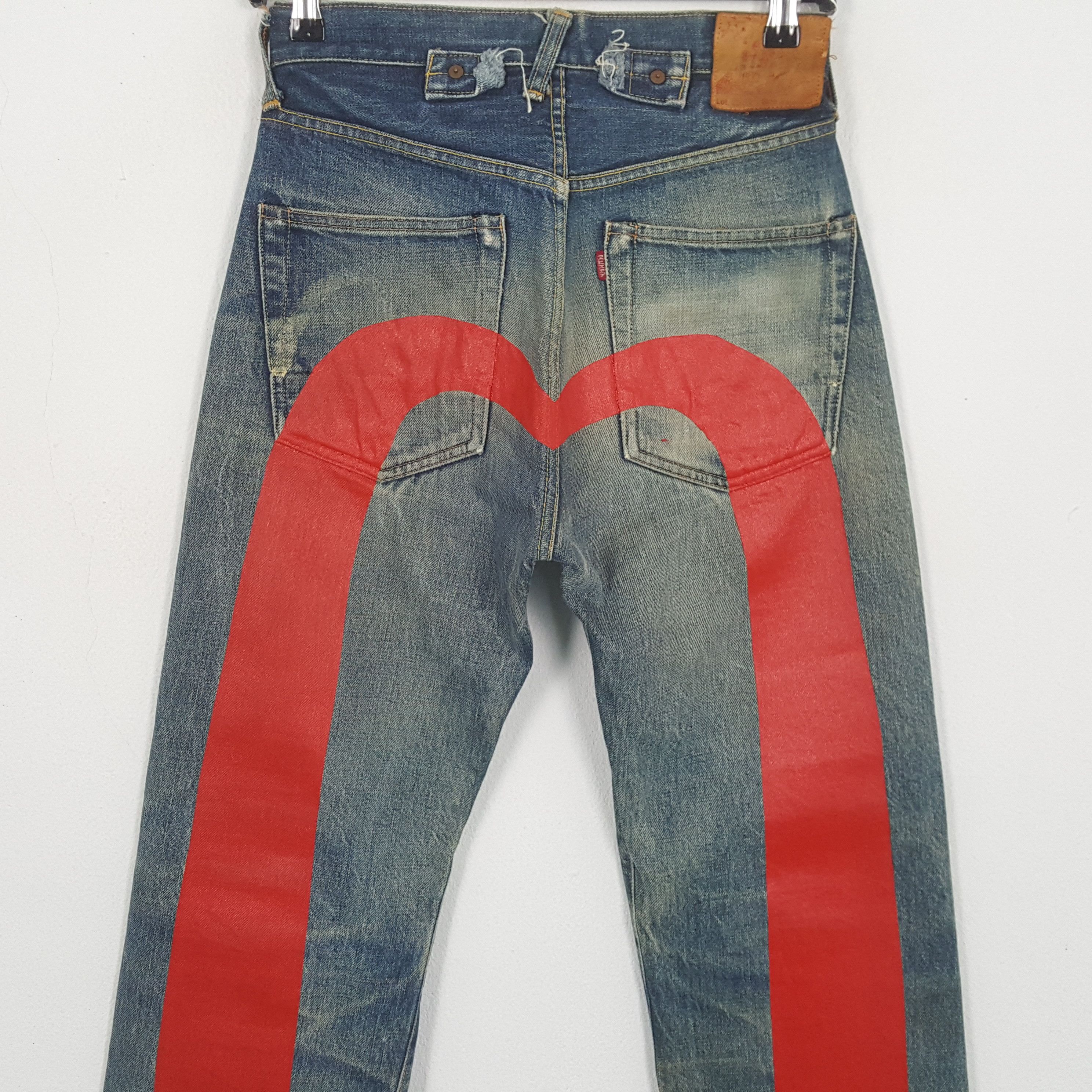 Japanese Brand × Vintage EVISU Japanese Brand Streetwear Custom Daicock Jeans Size US 26 / EU 42 - 2 Thumbnail