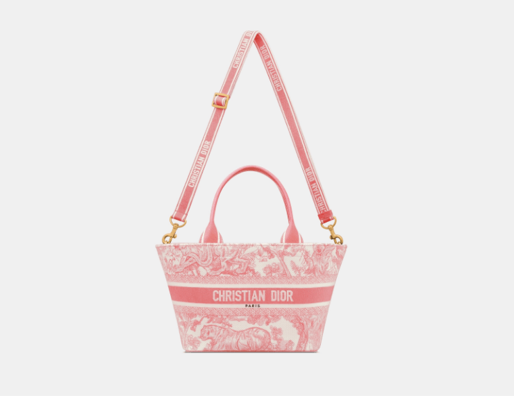 Dior o1w1db10525 M1328C Size : OS / Hat Basket Bag in Candy Pink Size ONE SIZE - 4 Thumbnail