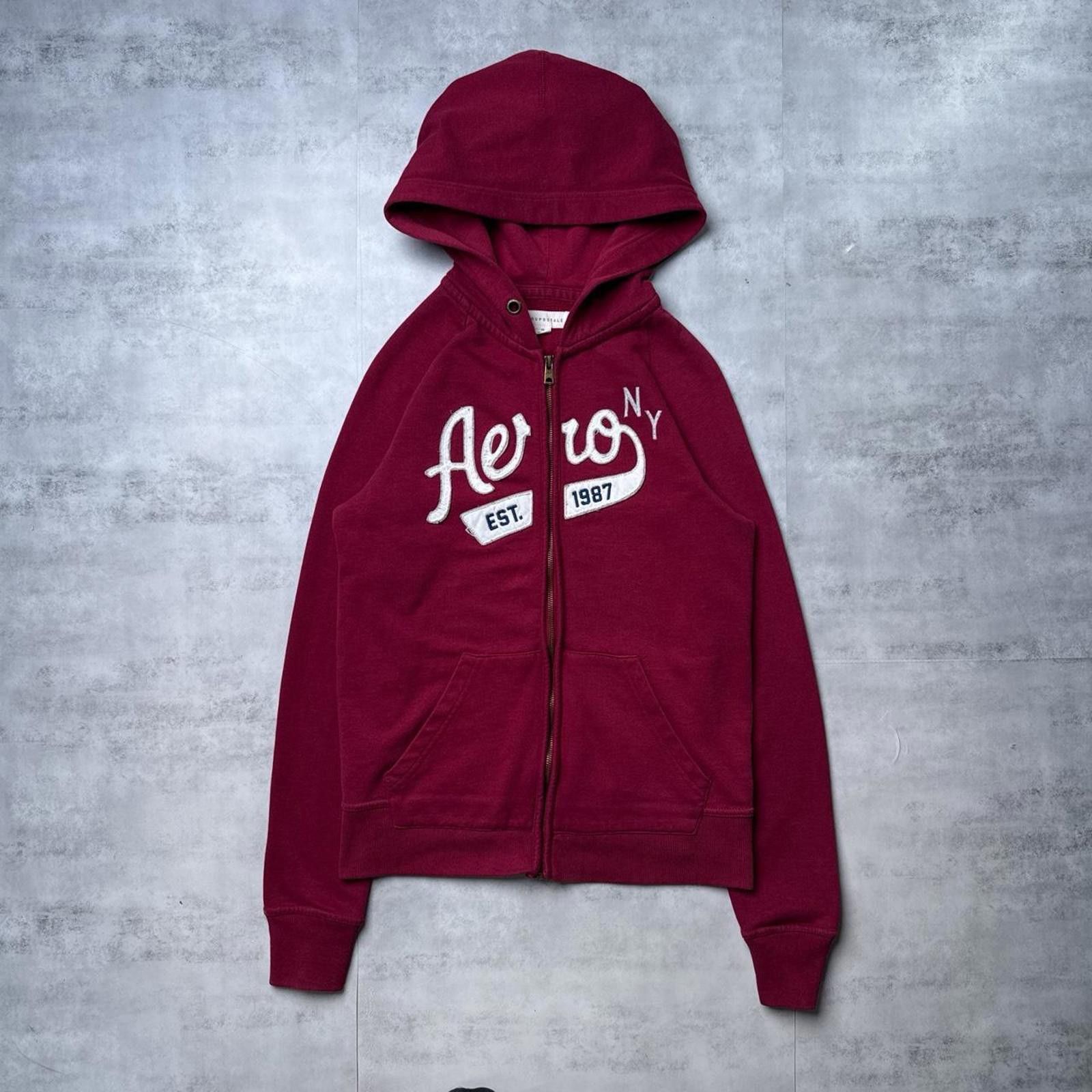 Aeropostale Y2K Aeropostale 00s Red Hoodie Jacket Size US XS / EU 42 / 0 - 1 Thumbnail