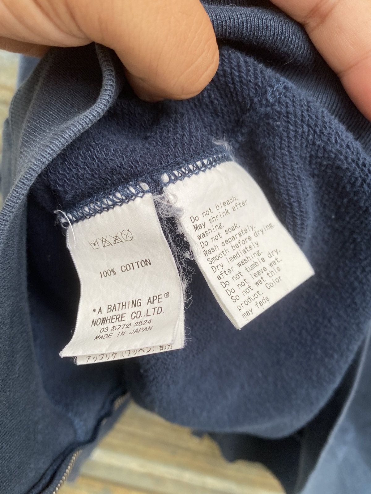 Bape OG Bape Shark WGM Full Zip Navy Hoodie Size US M / EU 48-50 / 2 - 12 Thumbnail