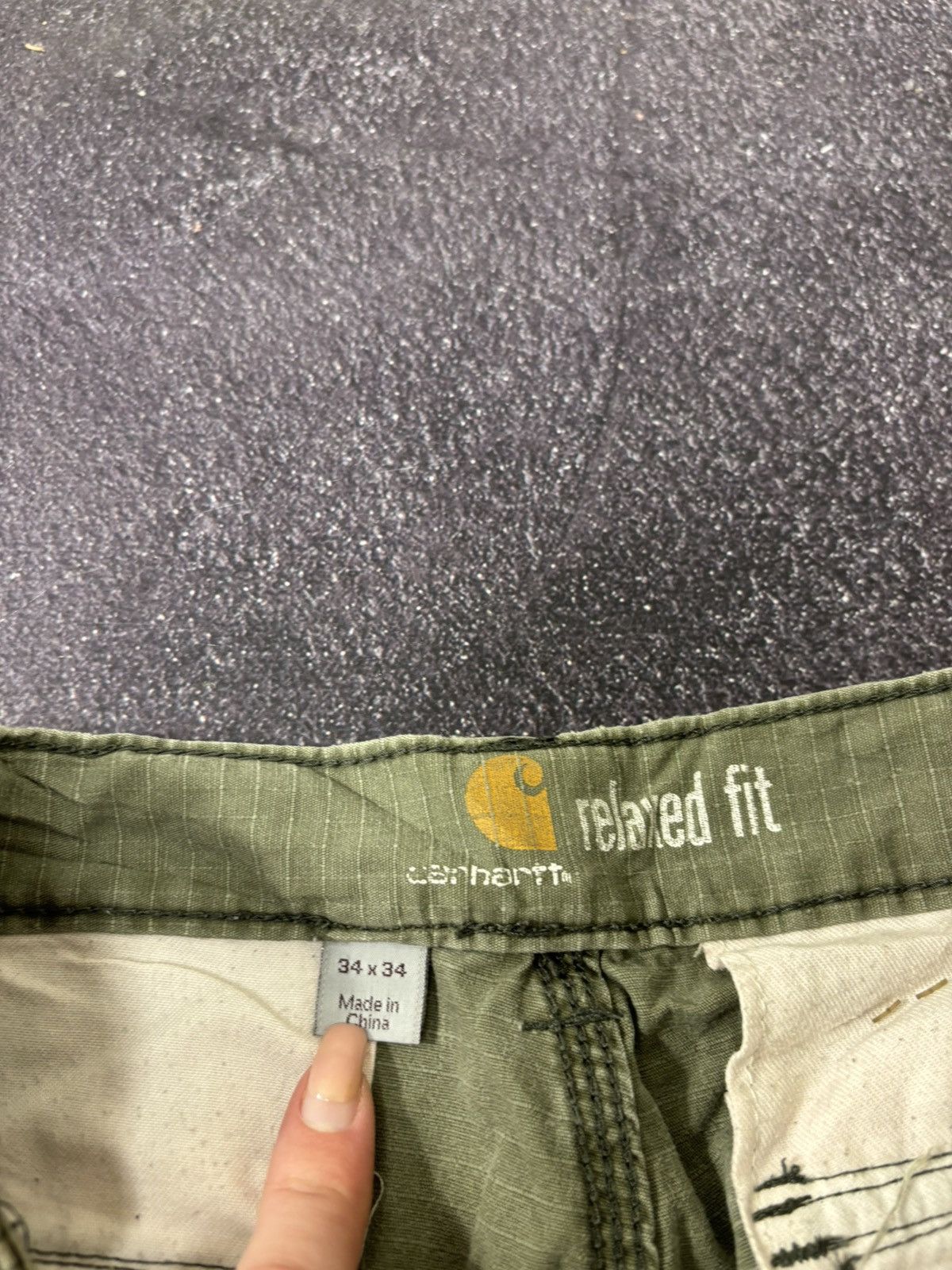Carhartt Vintage Carhartt Aviation Olive Work Hype Cargo Pants Size US 34 / EU 50 - 18 Thumbnail