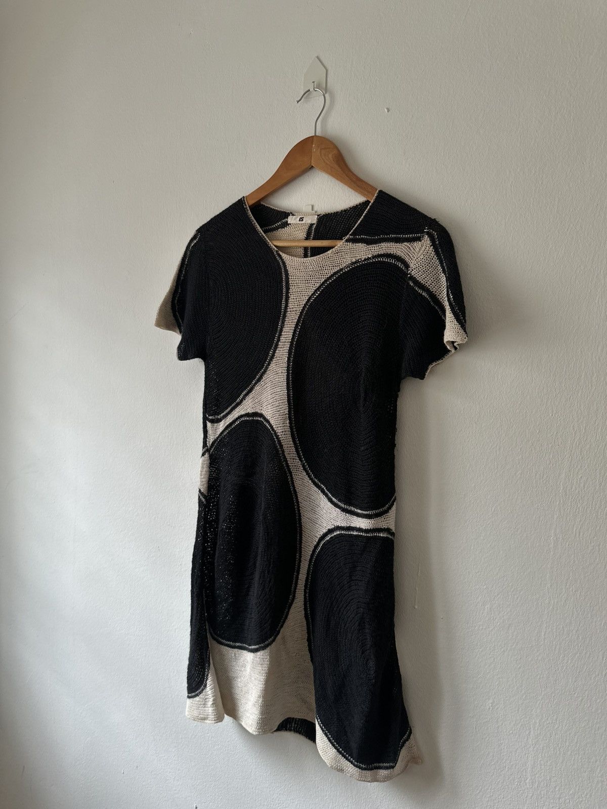 Issey Miyake Issey Miyake Knit Spiral Circle Midi Dress Size M / US 6-8 / IT 42-44 - 3 Thumbnail