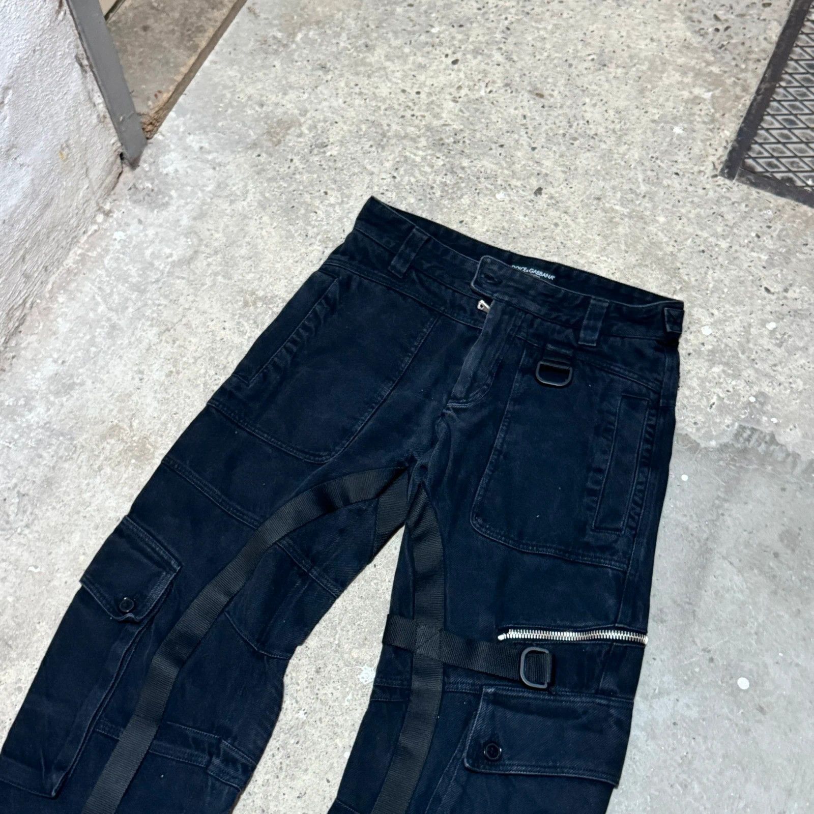 Dolce & Gabbana F/W 2003 Dolce Gabbana bondage cargo pants Size US 27 - 6 Thumbnail