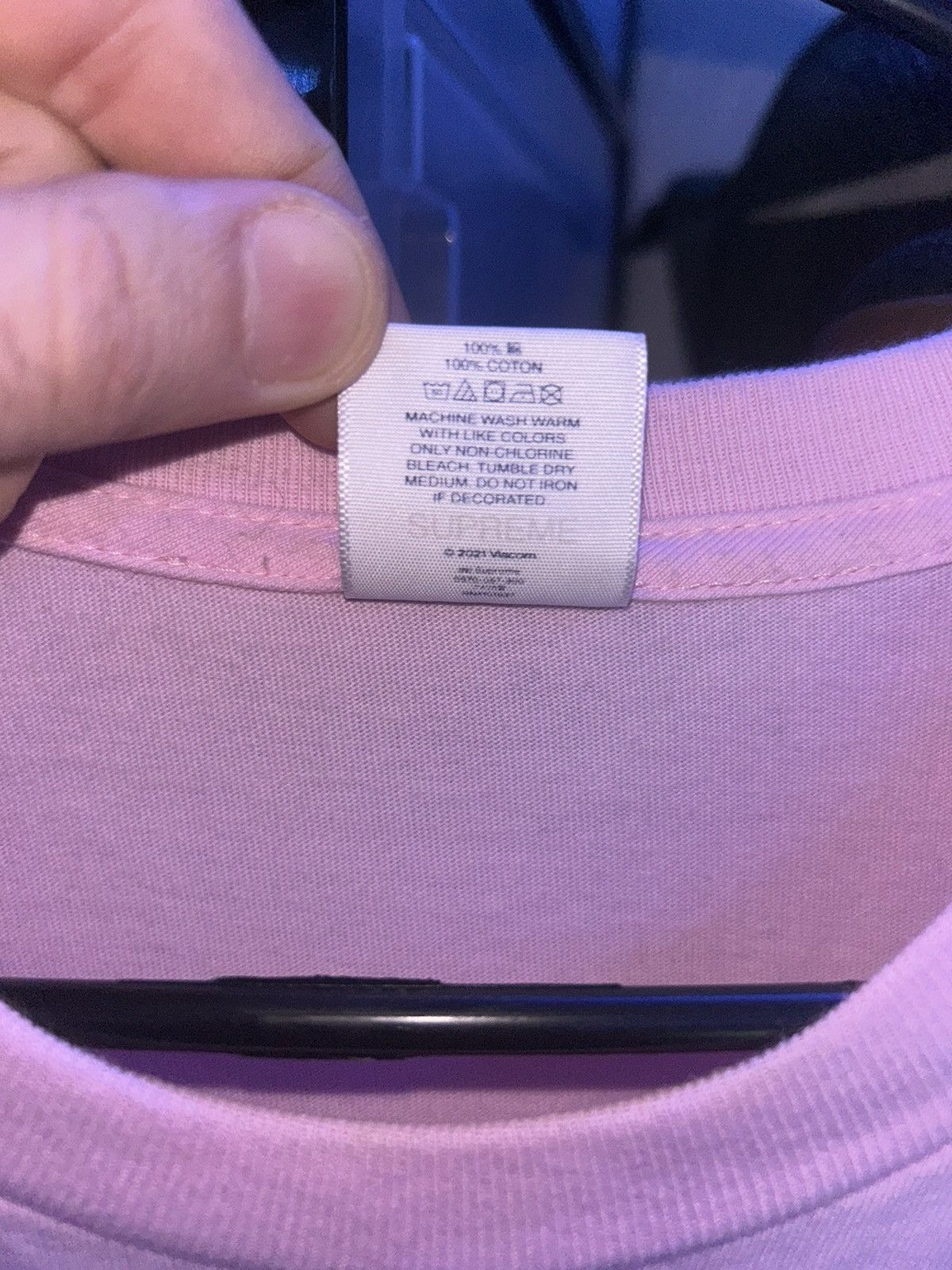 Supreme Supreme Raphael Tee size Large SS21 Pink Size US L / EU 52-54 / 3 - 4 Thumbnail