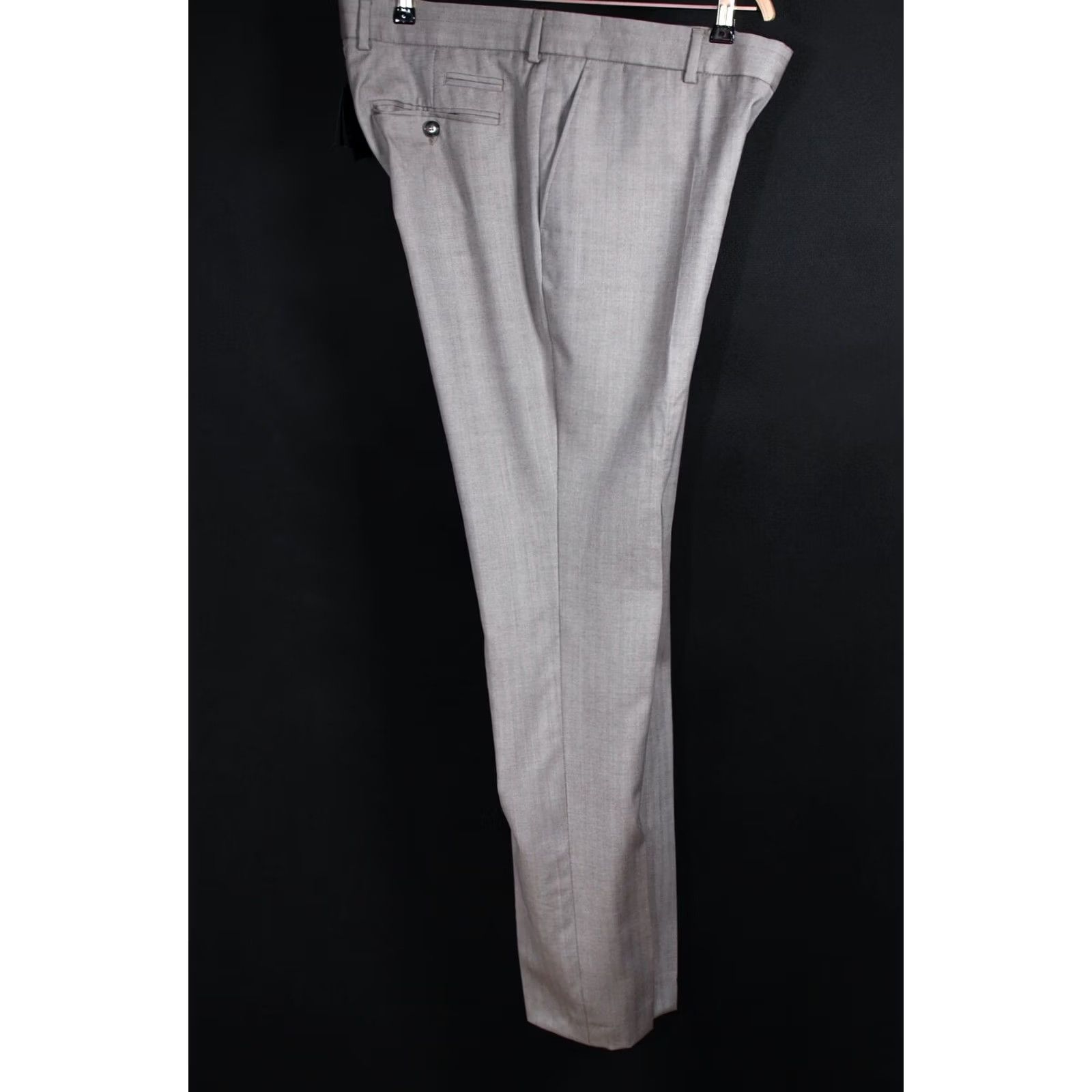 The Kooples The Kooples Wool Striped Pants Men's 52 Wool Gray Dress Pants Classic Fit Slim Front Flat Front 100% Wool Size 52 Mens France VINTAGE? Size US 36 / EU 52 - 2 Thumbnail
