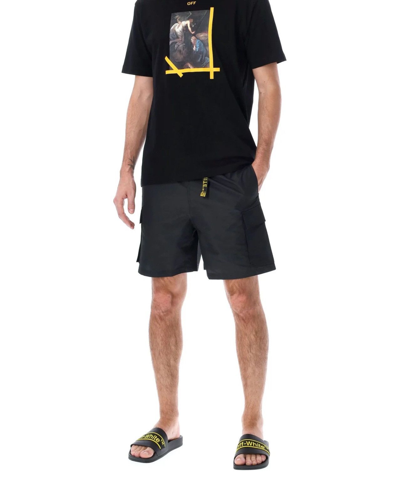 Off-White NWT Off-White Classic Belted Cargo Swim Shorts Size US 40 / EU 56 - 2 Thumbnail