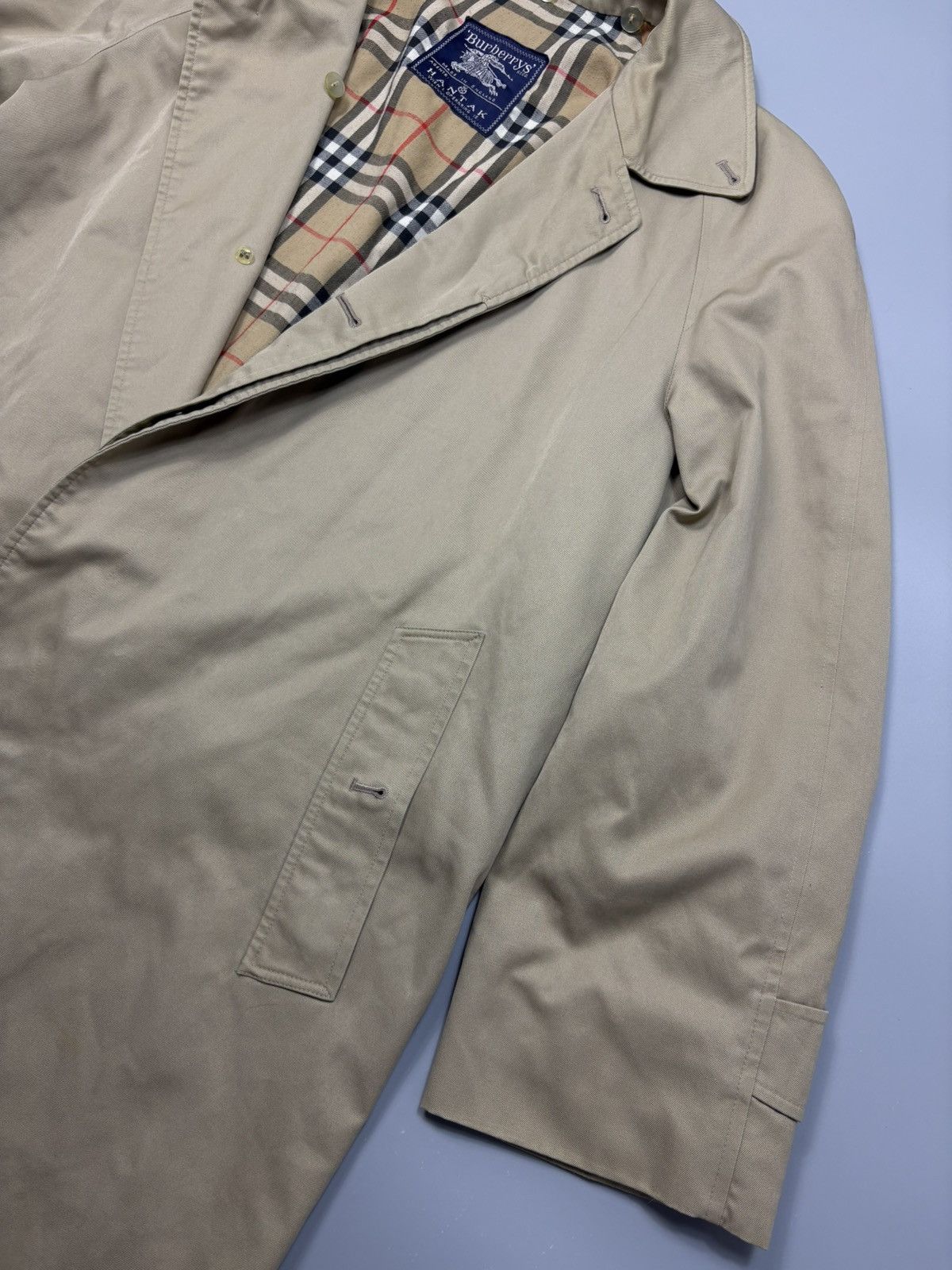 Burberry Burberry Vintage Trench Coat Nova Check England 90s l Size US L / EU 52-54 / 3 - 5 Thumbnail