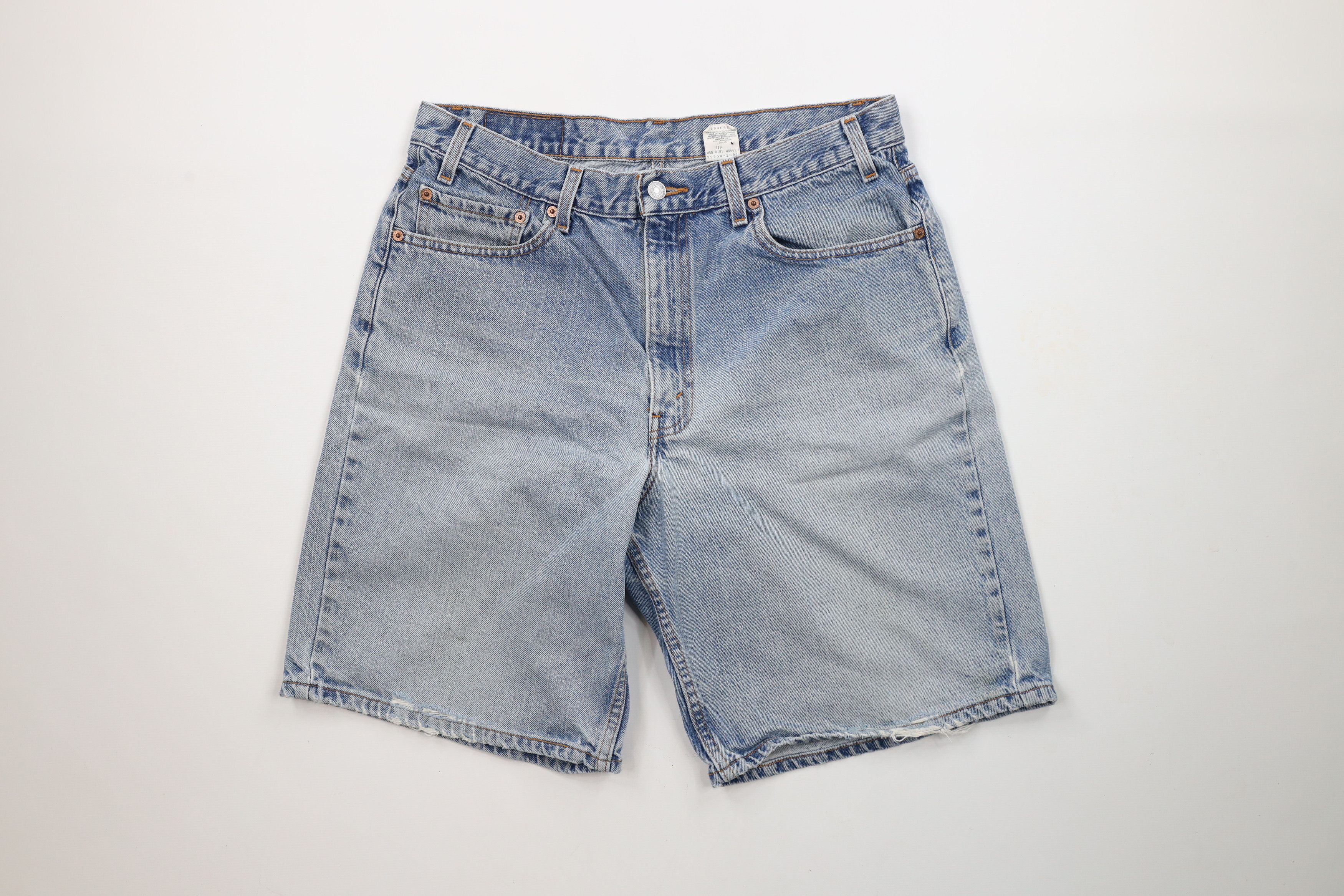 Levi's × Vintage Vintage Y2K 2001 Levis 550 Fit Denim Shorts Jorts Blue Size US 34 / EU 50 - 1 Thumbnail