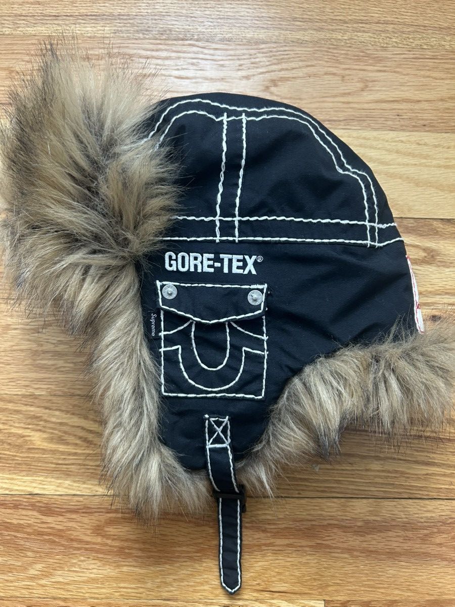 Supreme x True Religion Ushanka Fur Hat FW22 Black