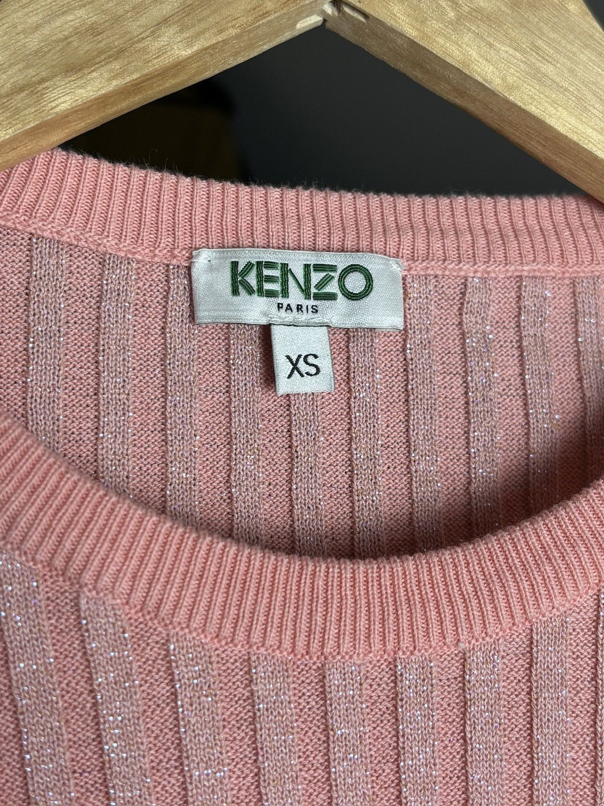 Kenzo Kenzo Glossy Pleated Long Sleeve Top Size XS / US 0-2 / IT 36-38 - 3 Thumbnail