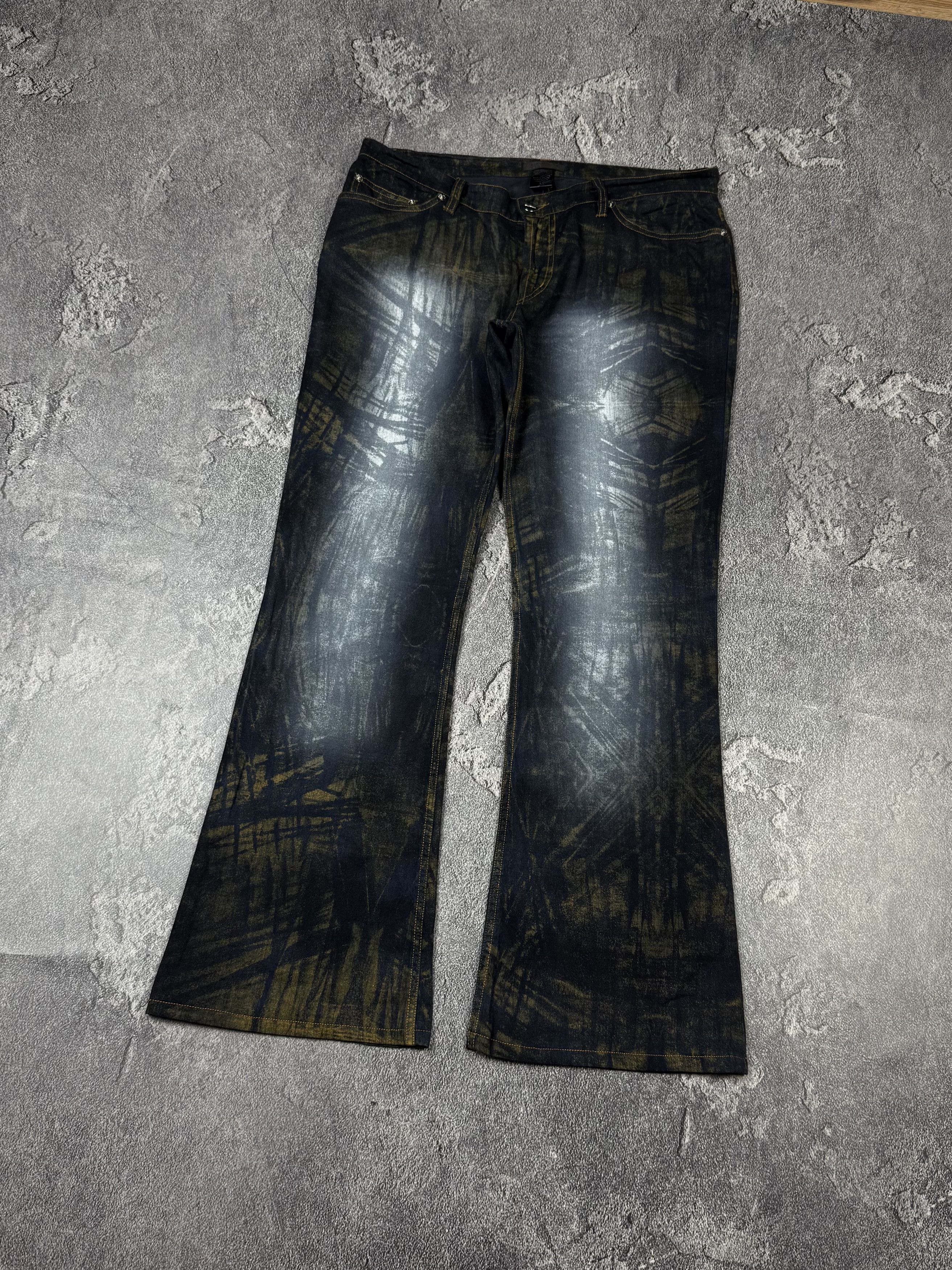 Custo Barcelona Y2K Custo Barcelona Flared Bootcut Lightweight Pants Size 31" - 6 Thumbnail
