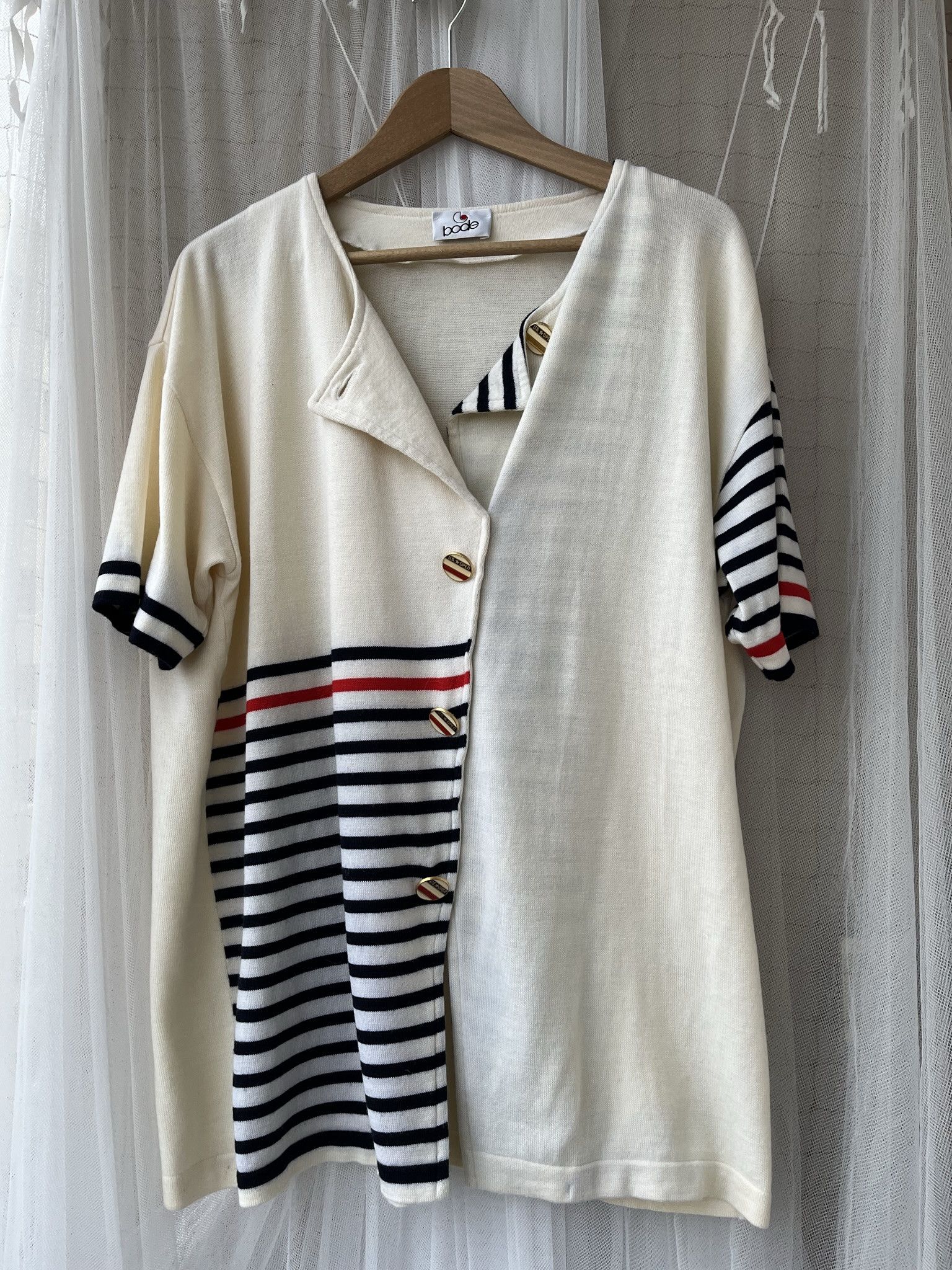 Bode Amazing 80's tennis blouse, Bode, original US Open. Size XXL / US 16-18 / IT 52-54 - 1 Thumbnail