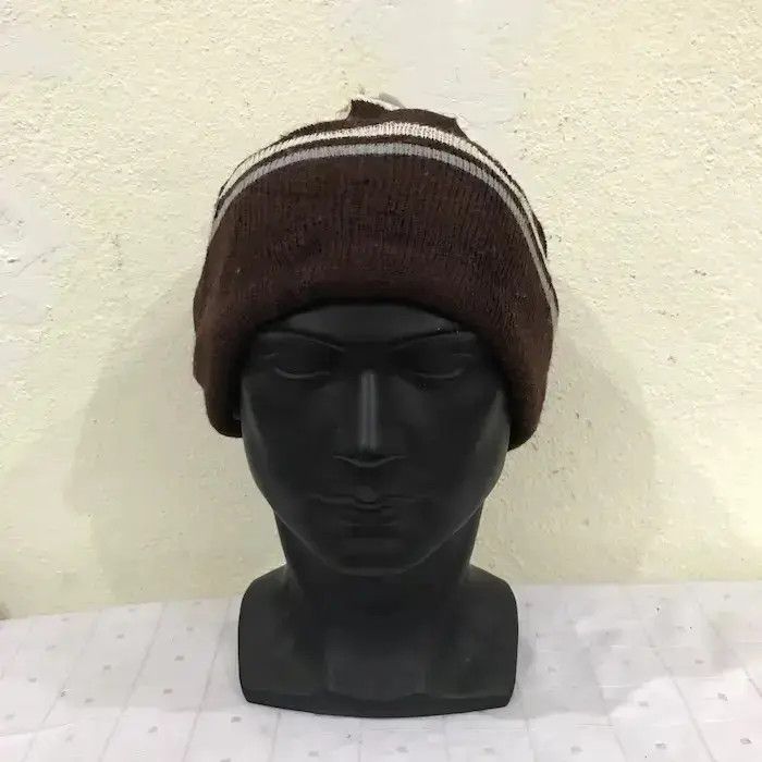 Japanese Brand Japanese Brand Stripe Design Beanie Hat Size ONE SIZE - 3 Thumbnail