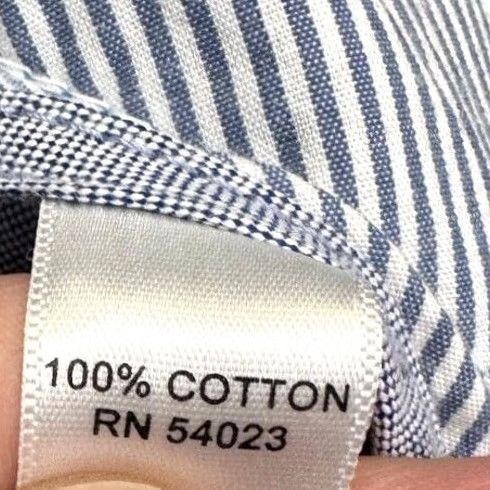Banana Republic Banana Republic Shorts Men 38 Blue White Pincheck Khakis 100% Cotton Flat Front Casual Size US 38 / EU 54 - 6 Thumbnail