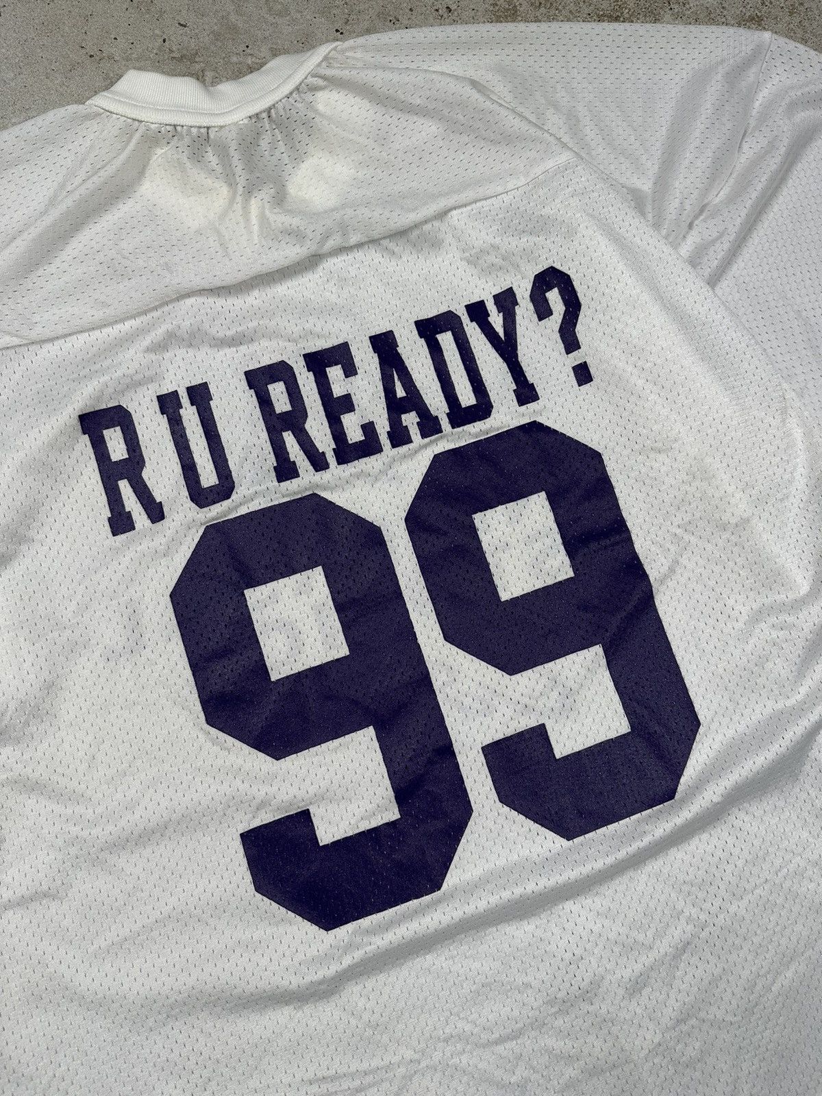 Universal Studios × Vintage Vintage 90s Universal Studios Escape #99 Jersey White Nylon Size US XL / EU 56 / 4 - 8 Thumbnail