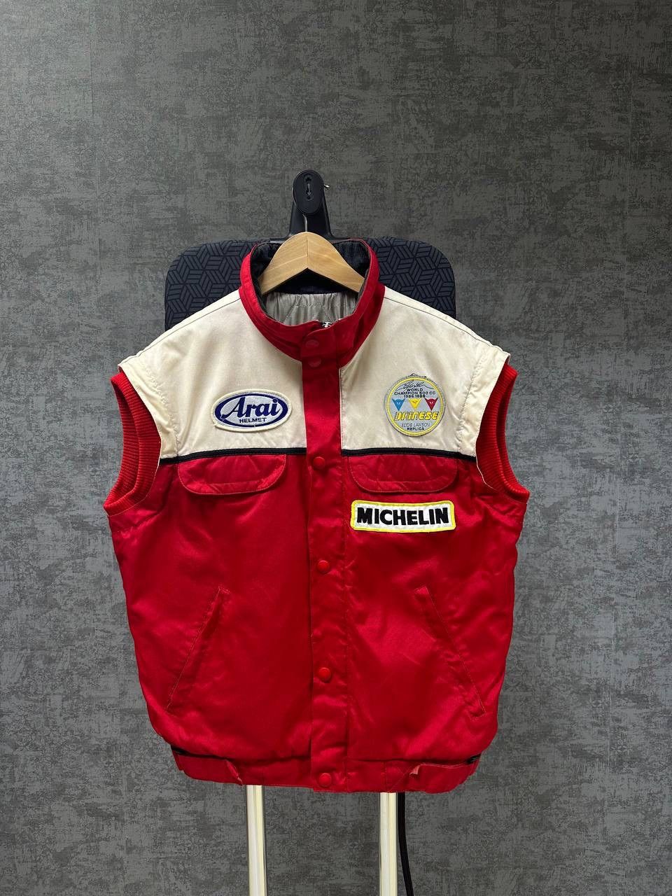 Dainese × Vintage Vintage Dainese Michelin West MOTO Big Logo Jacket Size US L / EU 52-54 / 3 - 7 Thumbnail