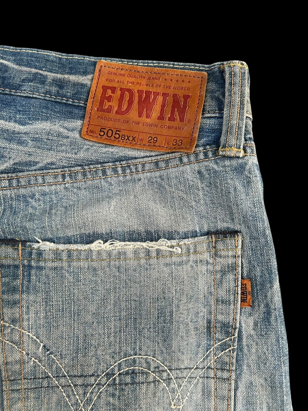 Kapital Vintage Edwin 505BXX Selvedge Japanese Brand Denim Jeans Size US 30 / EU 46 - 13 Thumbnail