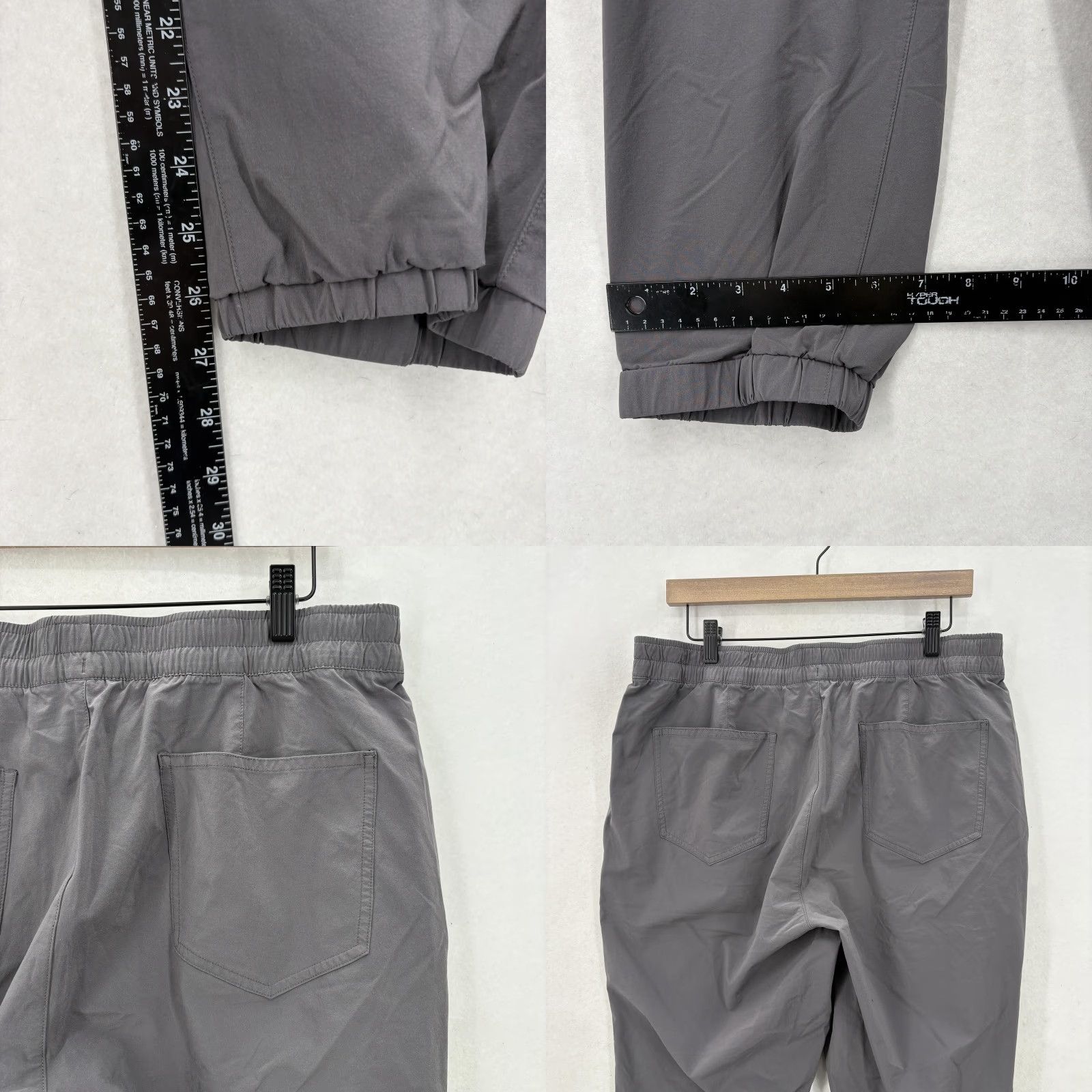 Duluth Trading Company Duluth Flex Sidewinder Lightweight Jogger Pants Womens Large Gray Stretch Trail Size 36" / US 14 / IT 50 - 8 Thumbnail