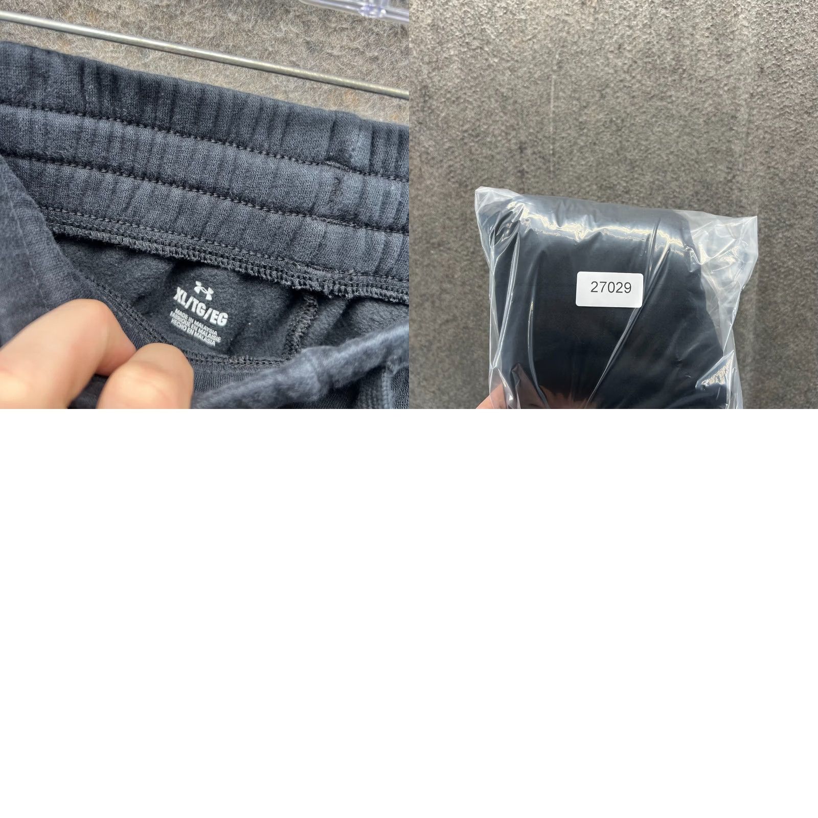 Under Armour Under Armour Jogger Pants Men XL Black Fleece Tapered Pockets Sweatpants Size US 36 / EU 52 - 8 Thumbnail