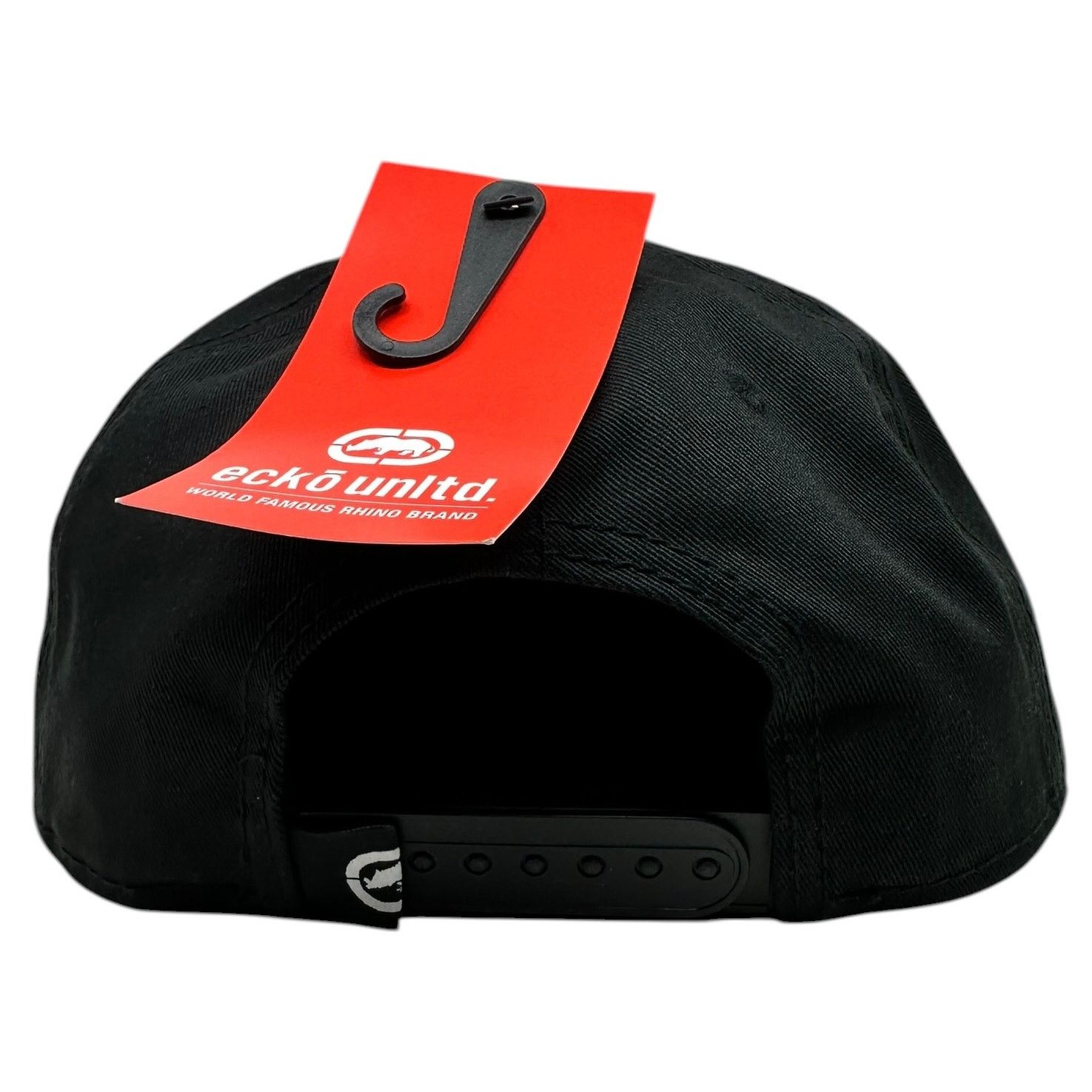 Ecko Unltd. Ecko Unltd Snapback Hat Embroidered Tatami Stitch Black Cap Size ONE SIZE - 4 Thumbnail